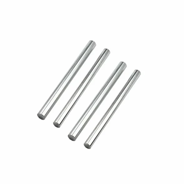 4 sztuki Czysta Pręt cynkowy 10mm, Zn Rod, Czystość 99,995%, średnica 10mm, długość 100mm