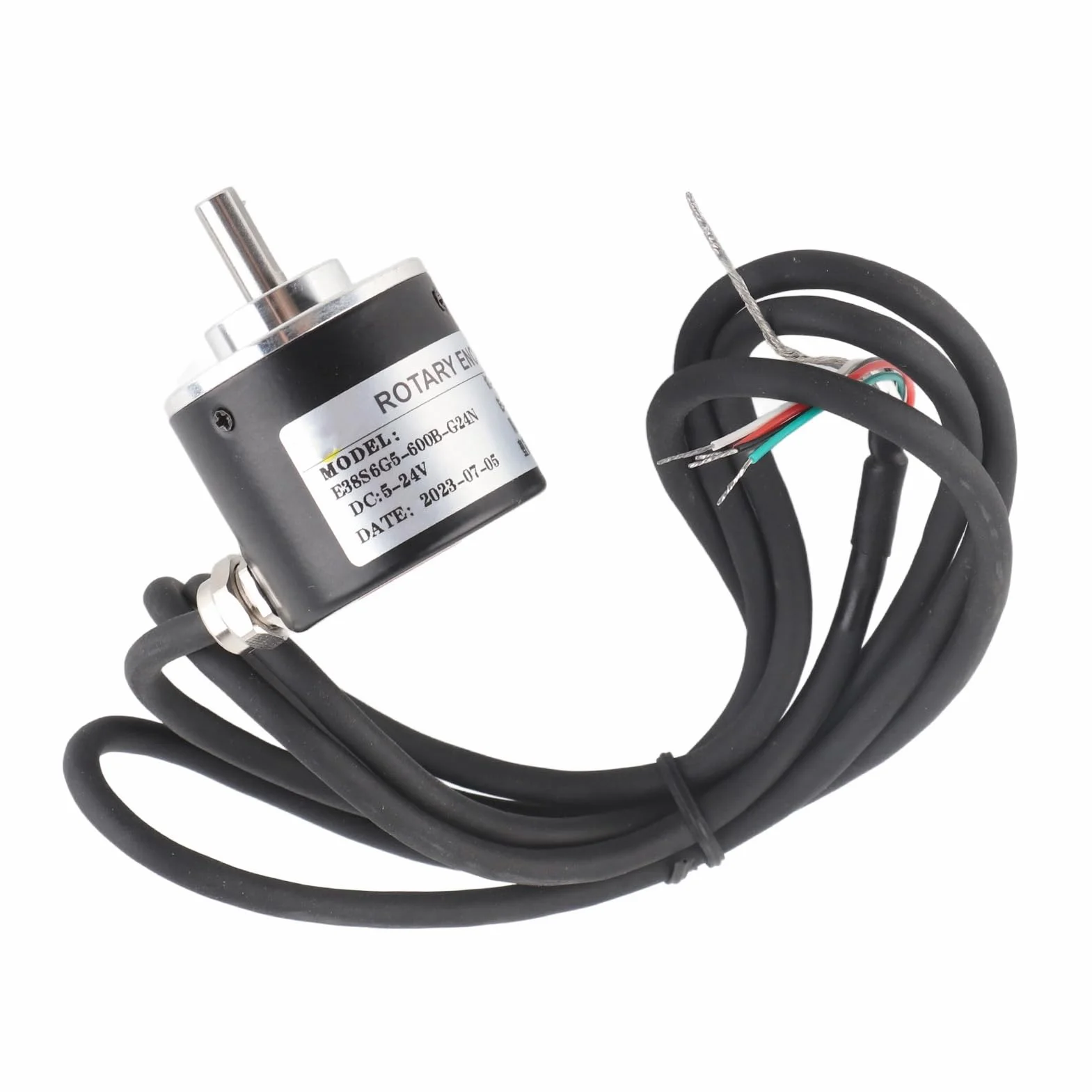 Enkoder, Przyrostowy Enkoder Obrotu 5V-24V AB 2-fazy Wał 6mm 600P/R Czujnik Magnetoelektryczny Enkoder, Przełącznik Enkodery