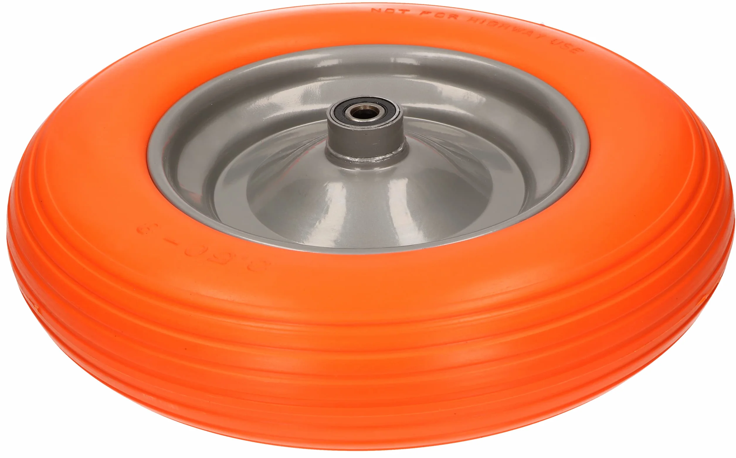KOTARBAU® Koło do taczki 3.25-8 wzmocniona opona PU Ø 360mm 170 kg kompletne koło z osią