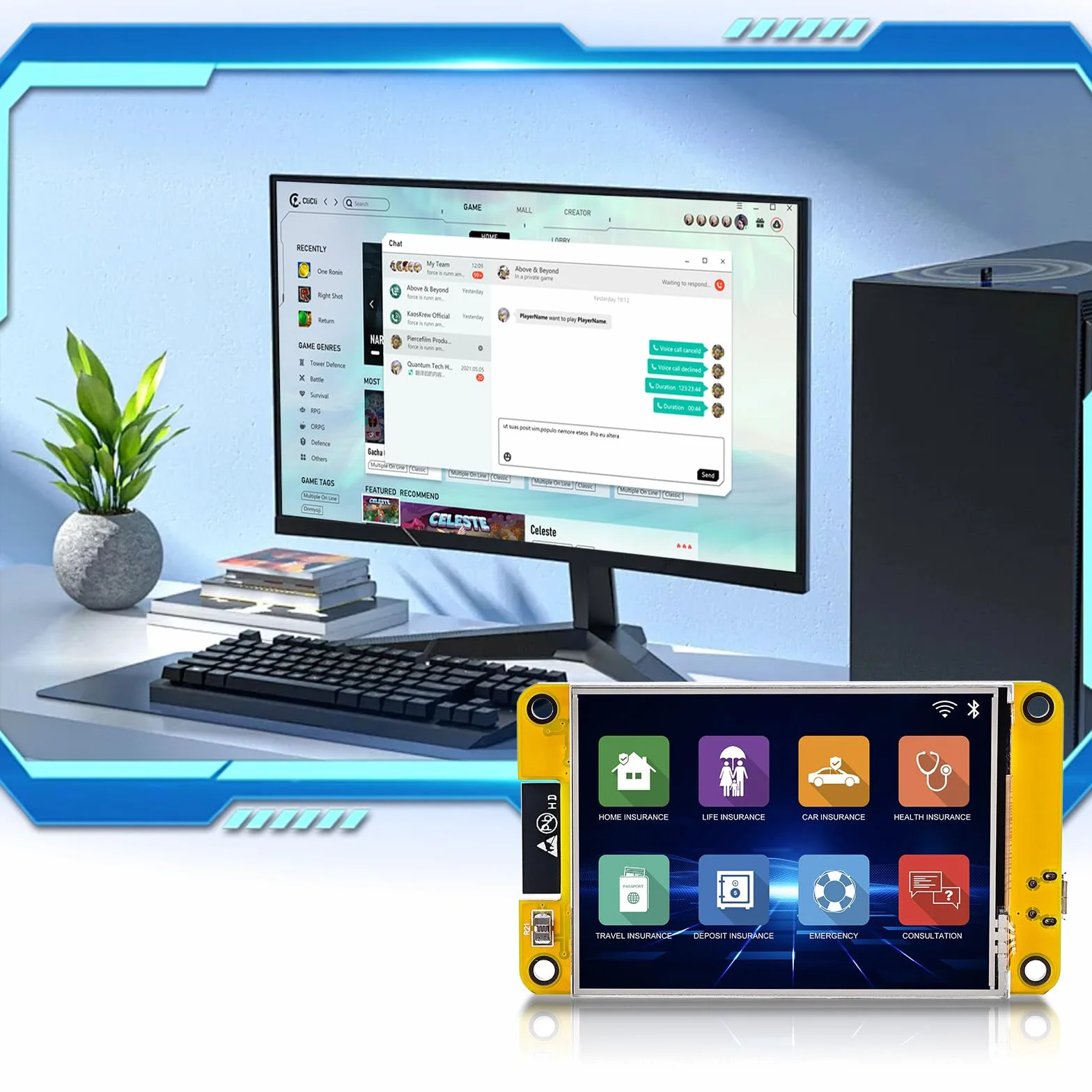 ESP32 wyświetlacz 2,8 cala 240x320 TFT dotykowy moduł Bluetooth dwurdzeniowy 240 MHz kompatybilny z Arduino LVGL