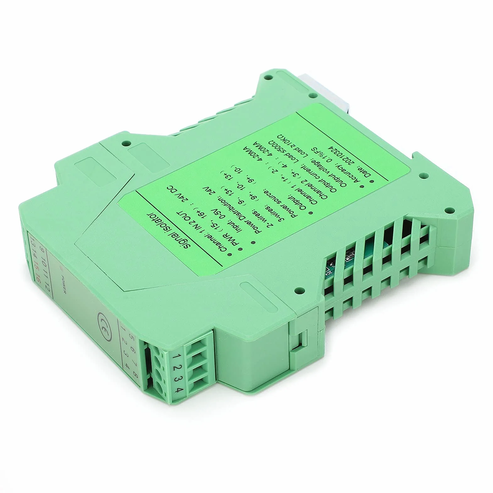 Izolator Sygnału Prądowego DC 24V 4-20mA PLC Nadajnik Kondycjoner Sygnału