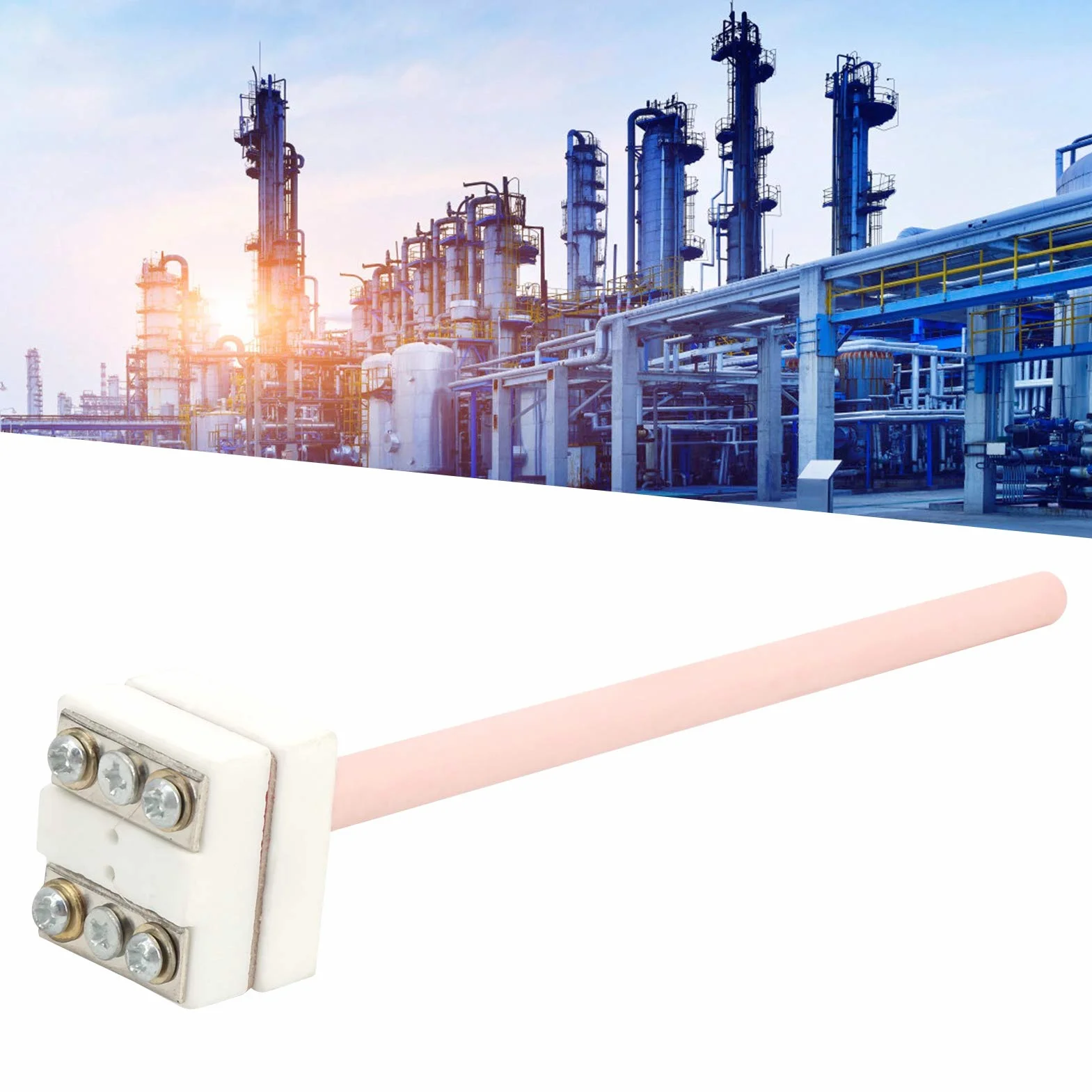 WRP-100 S Typ Mała Platynowa Termopara 0-1600°C Żaroodporna Sonda Czujnika Temperatury (225mm)