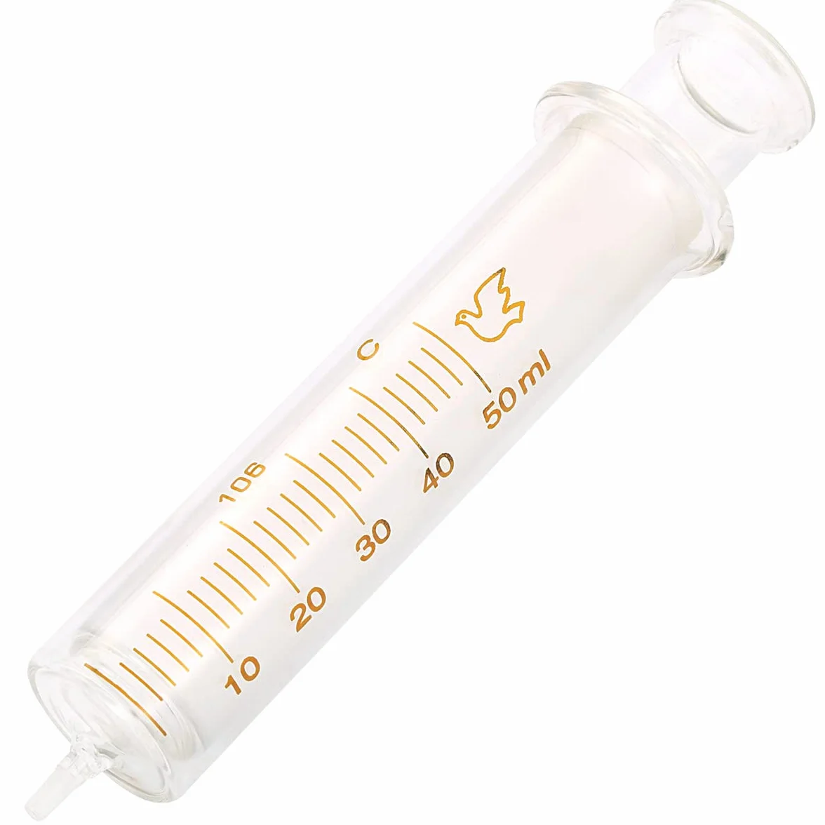 Strzykawki wielokrotnego użytku ze szkła winylowego, 2 sztuki, 50 ml, przezroczysta waga, sterylne, szeroko stosowane do tuszu, płynów, olejów, farb winylowych, alkoholu