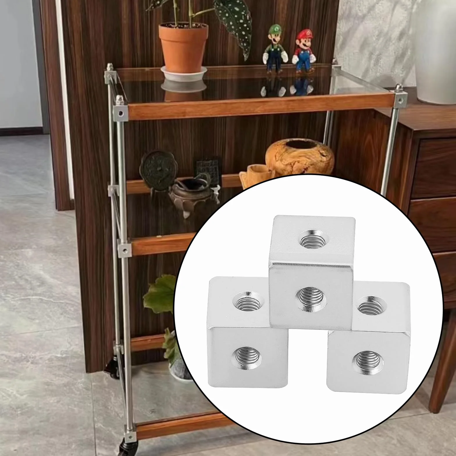 złącze sześcienne M3 profil aluminiowy blok mocujący 10x10x10mm
