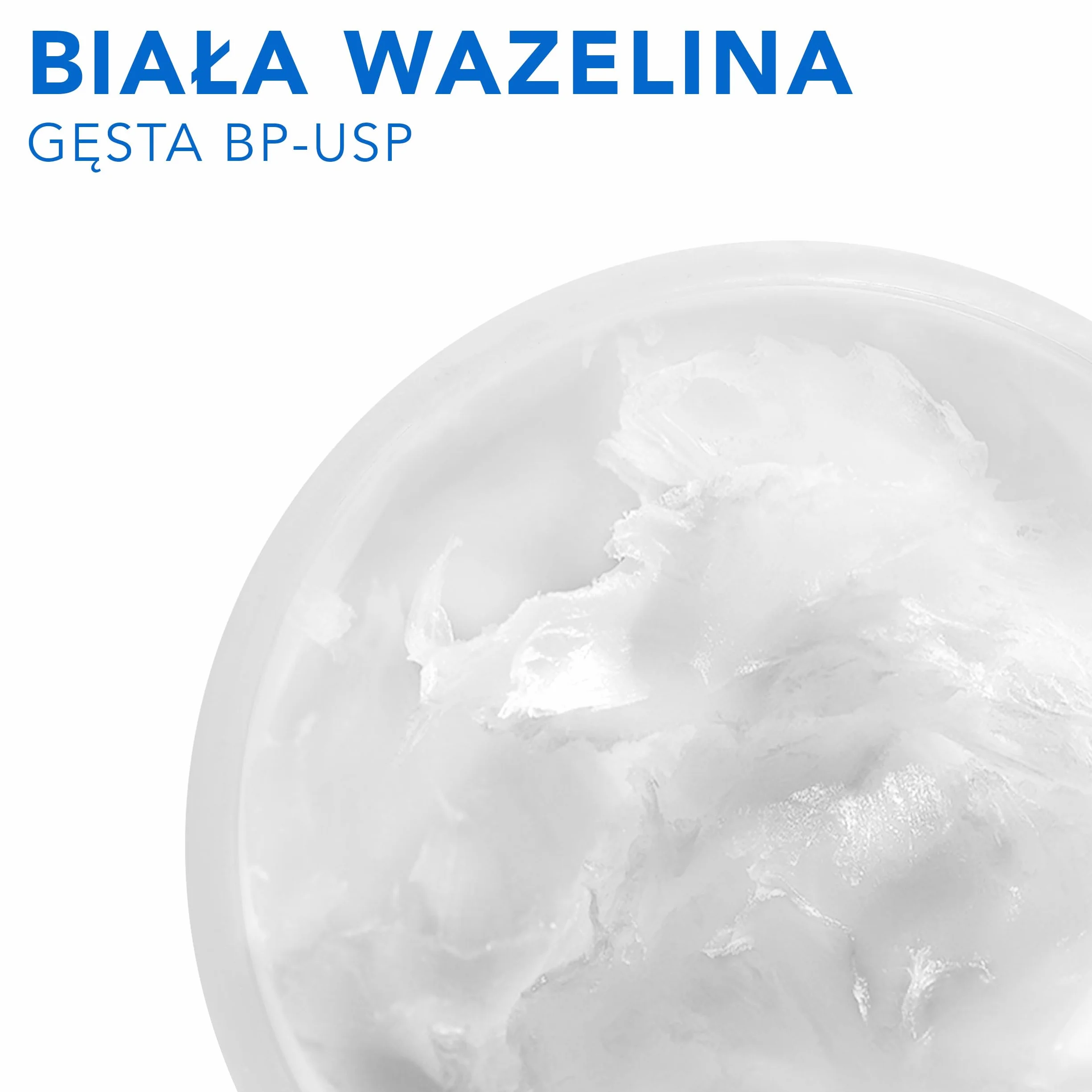AIESI Czysta biała wirująca wazelina F.U. Słoik 1 kg do użytku medycznego dermatologicznego