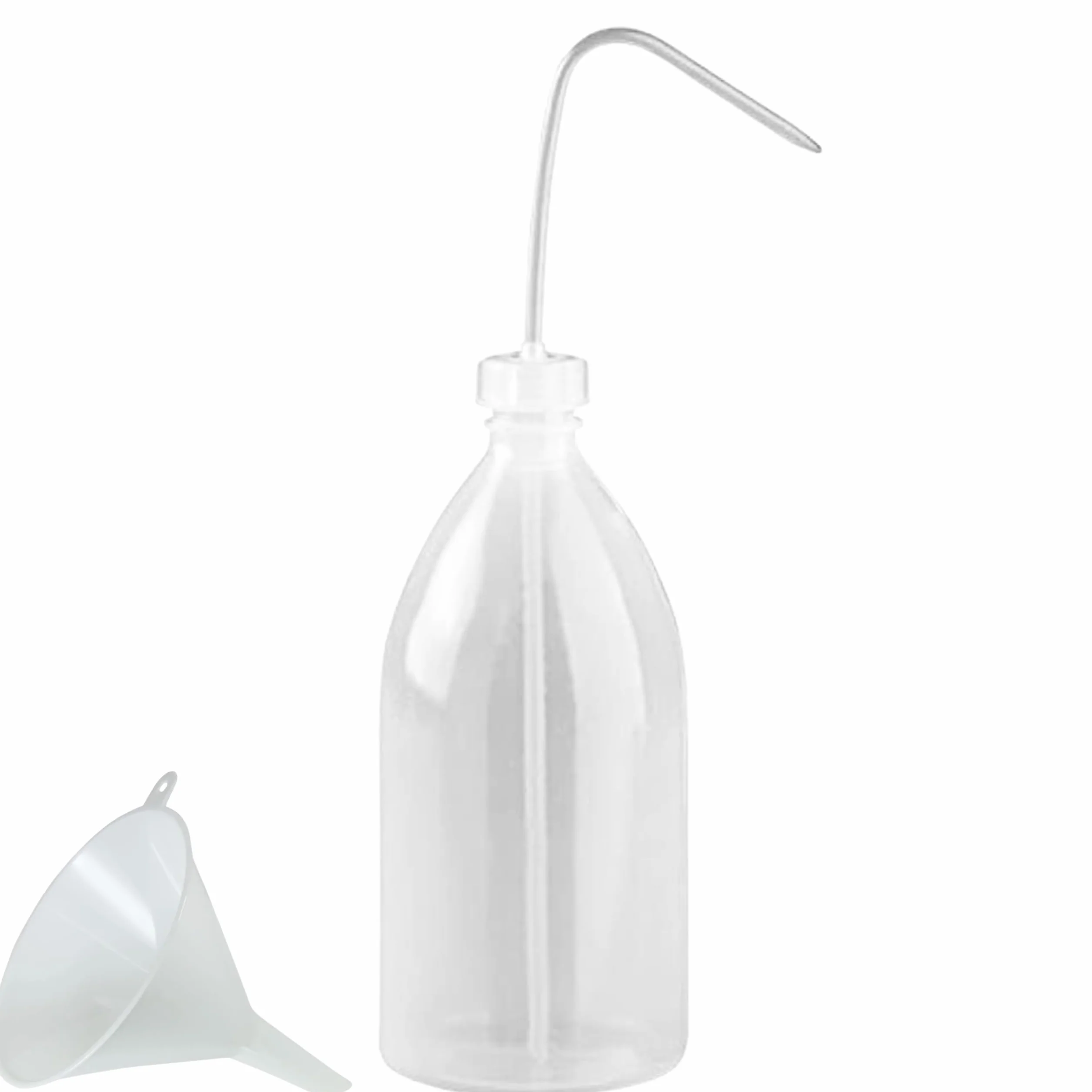 Mikken butelka do spryskiwania 1000 ml butelka laboratoryjna butelka do mycia z tworzywa sztucznego bez BPA – Made in Germany – w zestawie lejek do napełniania