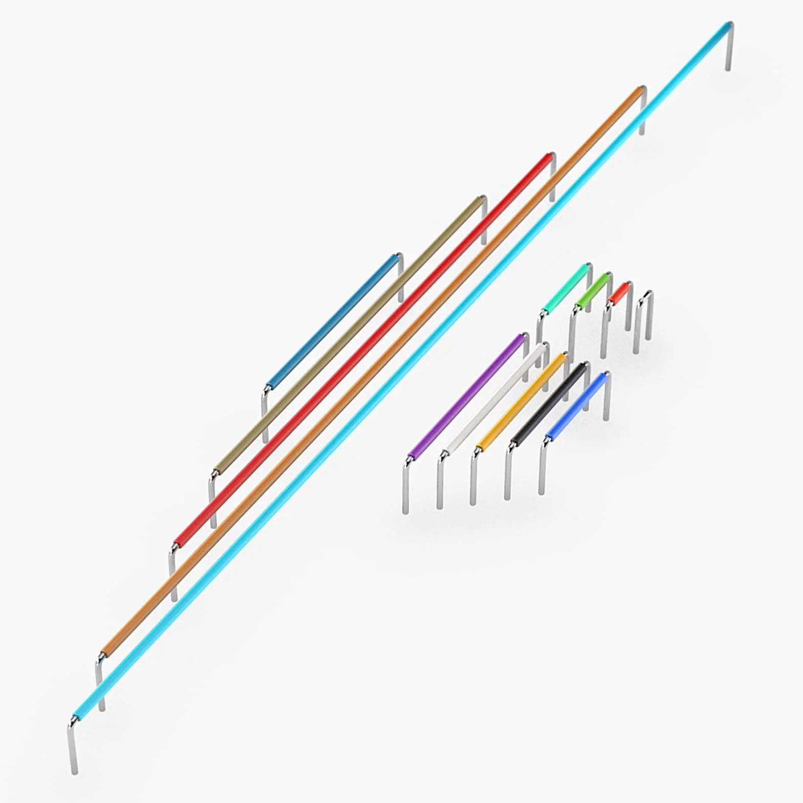 AUKENIEN Jumper Wire Breadboard Zestaw 14 Wartości 840 sztuk 2-125 MM U Shape Kabel Prototypowanie Zworka Kabel Płyta Odlewowa do Arduino z Pęselem