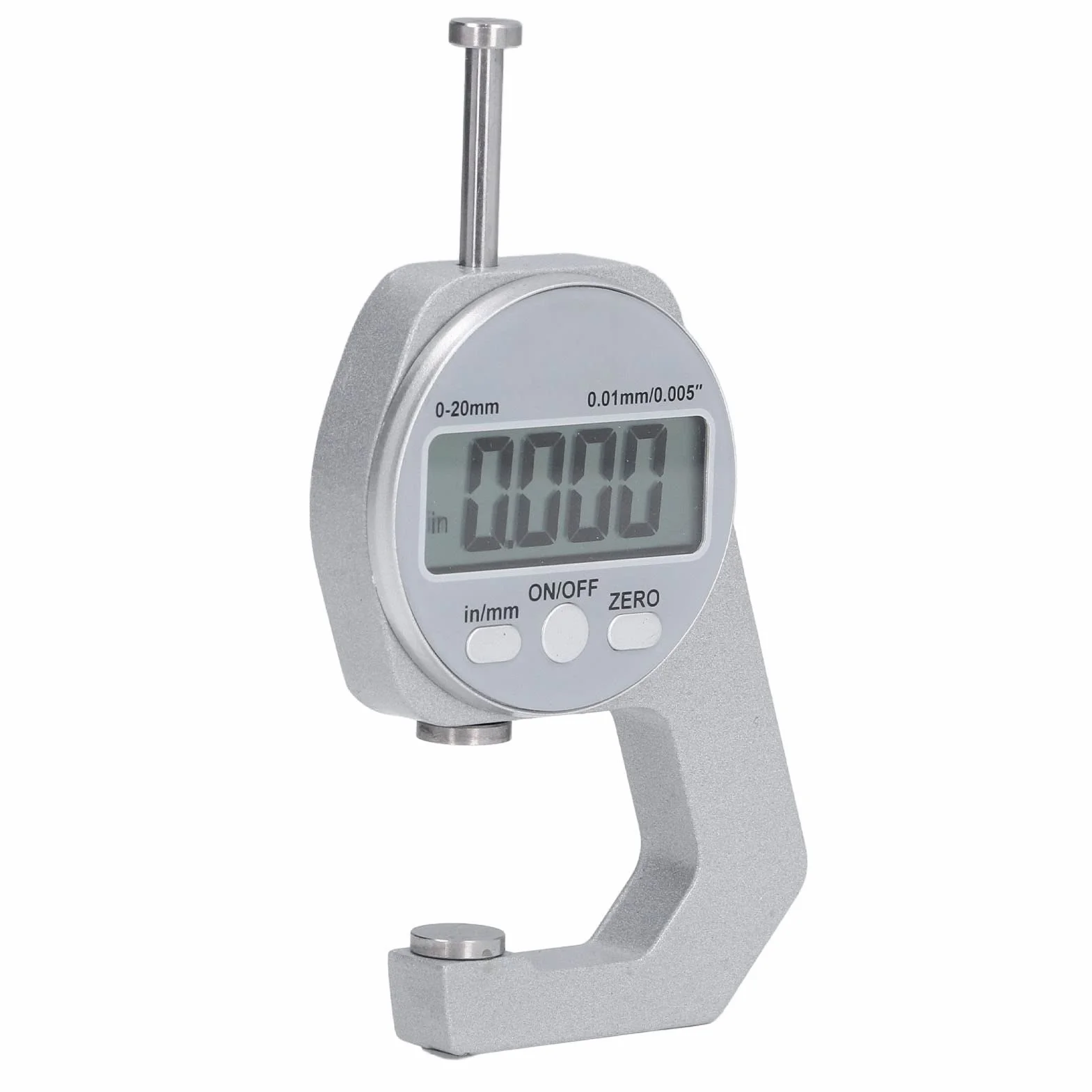 Grubościomierz Cyfrowy 0-20mm Elektroniczny z Wyświetlaczem LCD do Metalu