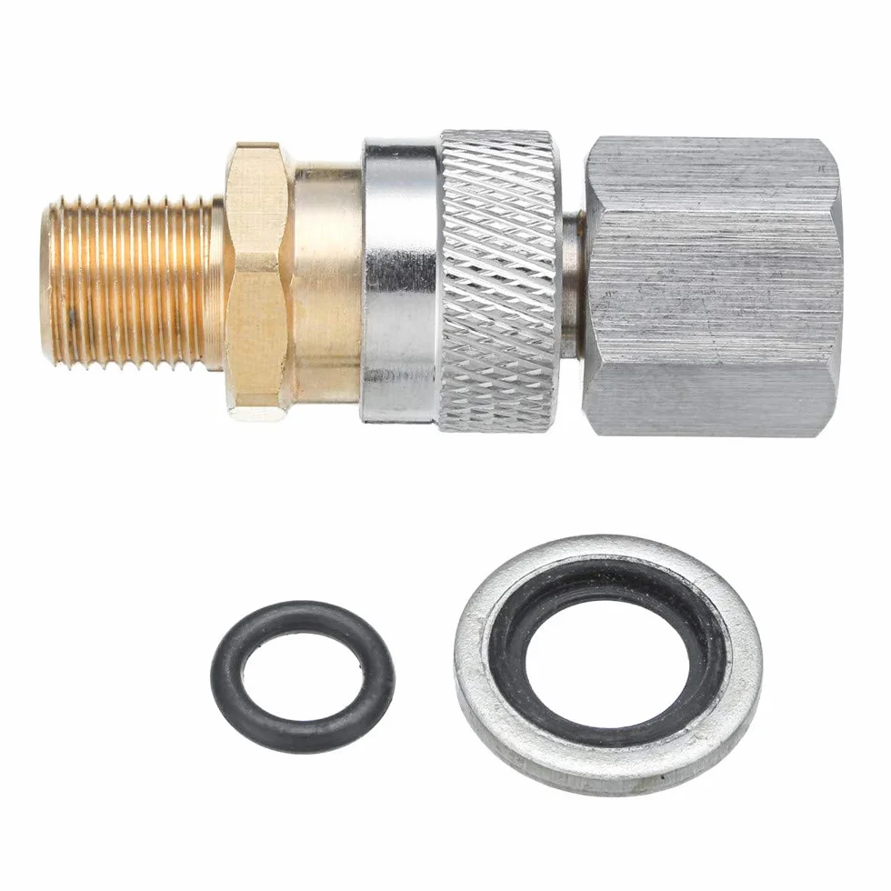 EsportsMJJ Mały 8 cali BSP Quick Release Coupler Fittings Charging Adapter Kit do wiatrówki PCP