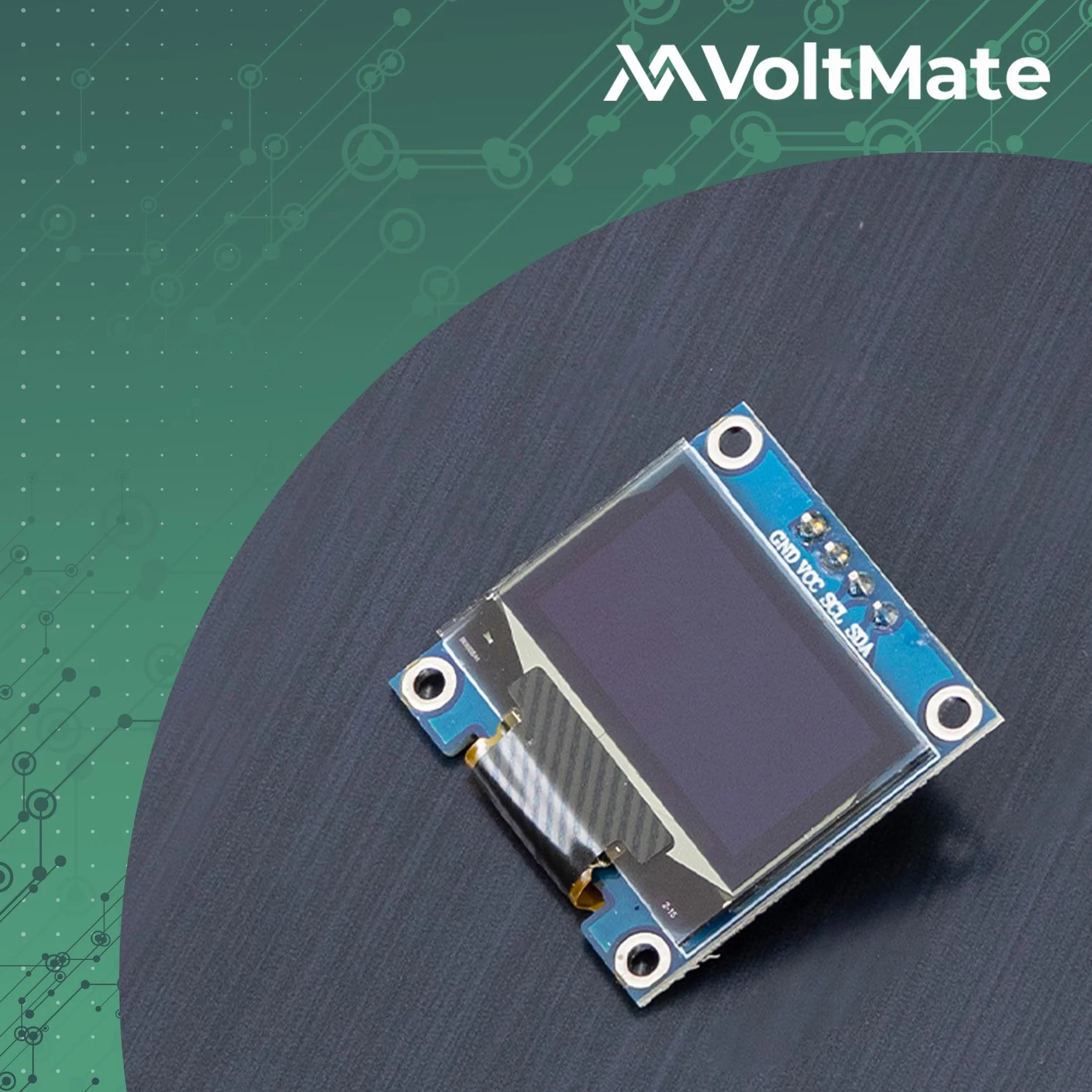 VoltMate wyświetlacz OLED I2C 128x64 pikseli SSH1106 Arduino Raspberry Pi