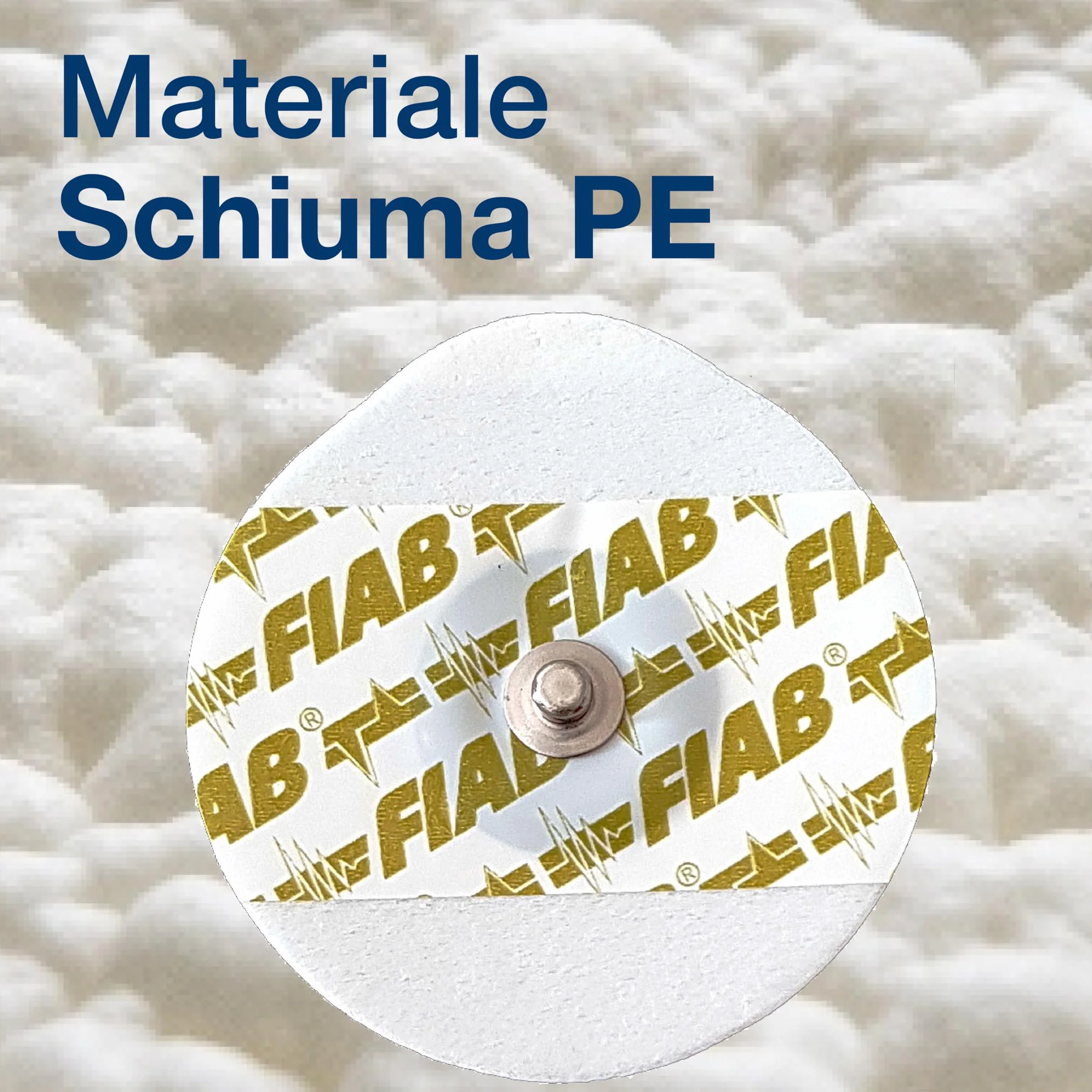 FIAB Uniwersalne jednorazowe elektrody EKG 48-50 mm owalne opakowanie 50