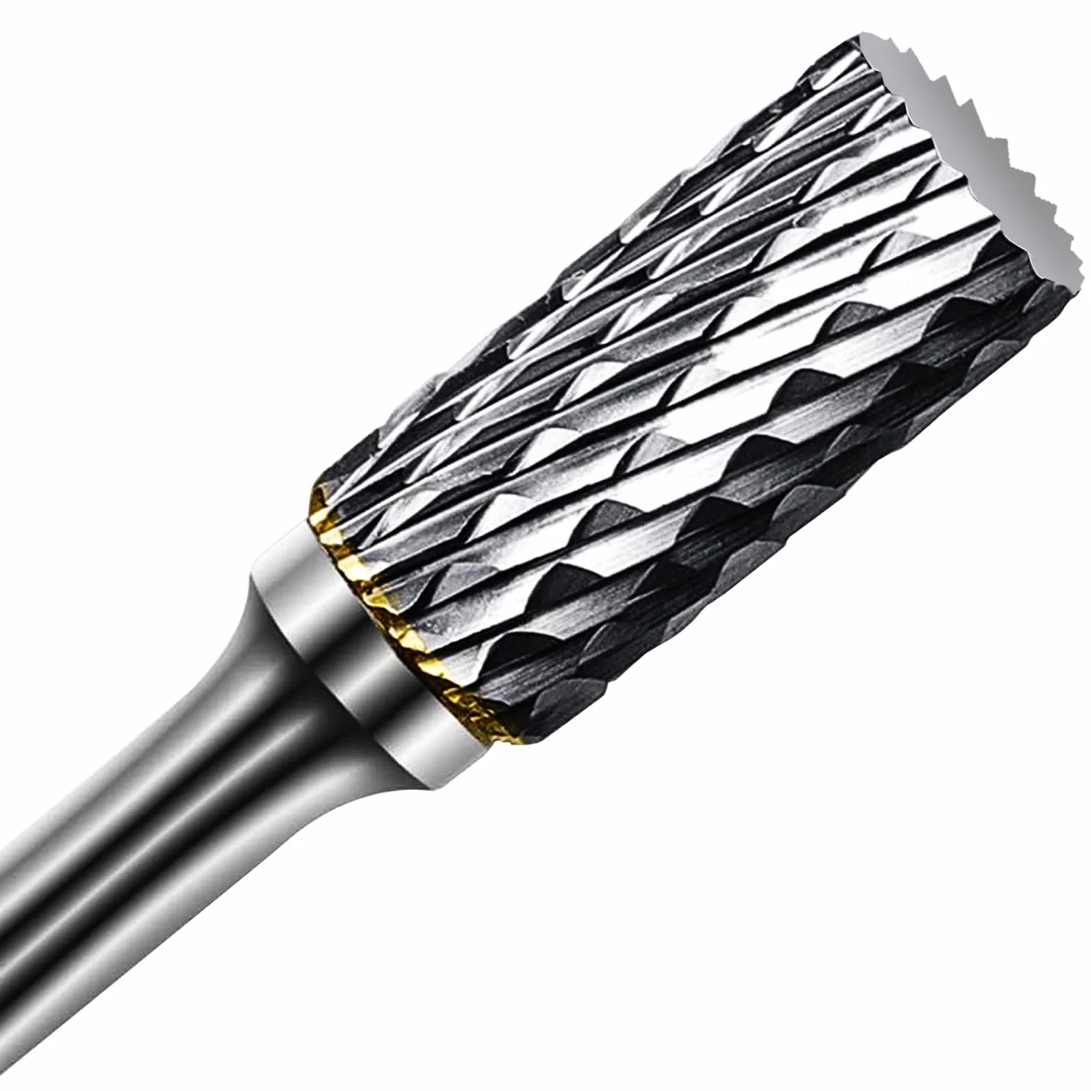 ASNOMY 1 sztuka frez ze stali wolframowej z twardego metalu zestaw z głowicą obrotową do szlifowania plików 6 x 12 mm do wiercenia metalu polerskiego - A
