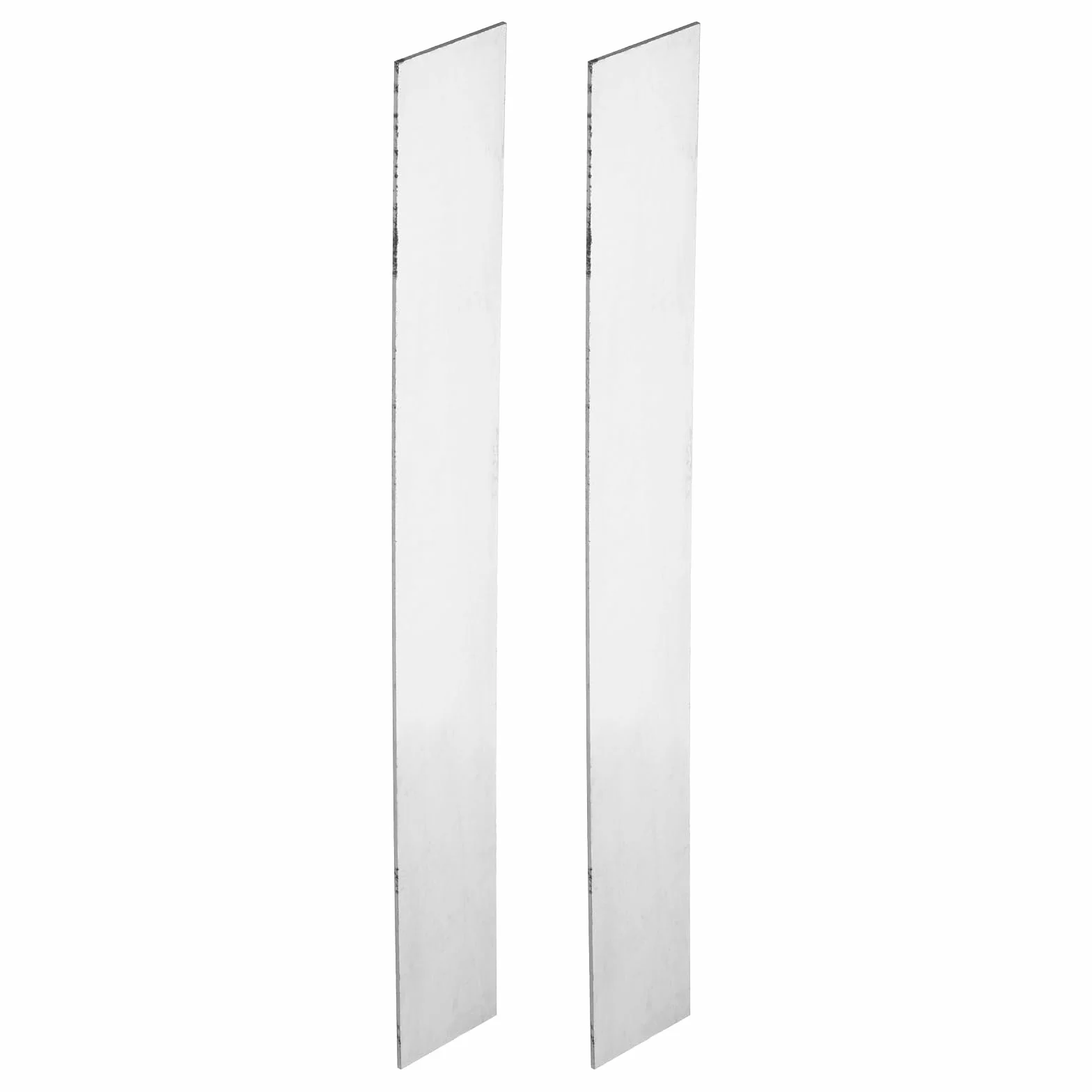 PATIKIL Zestaw 2 stalowych płaskich prętów 15N20 30 cm x 1 1/2" x 1/16" do produkcji noży