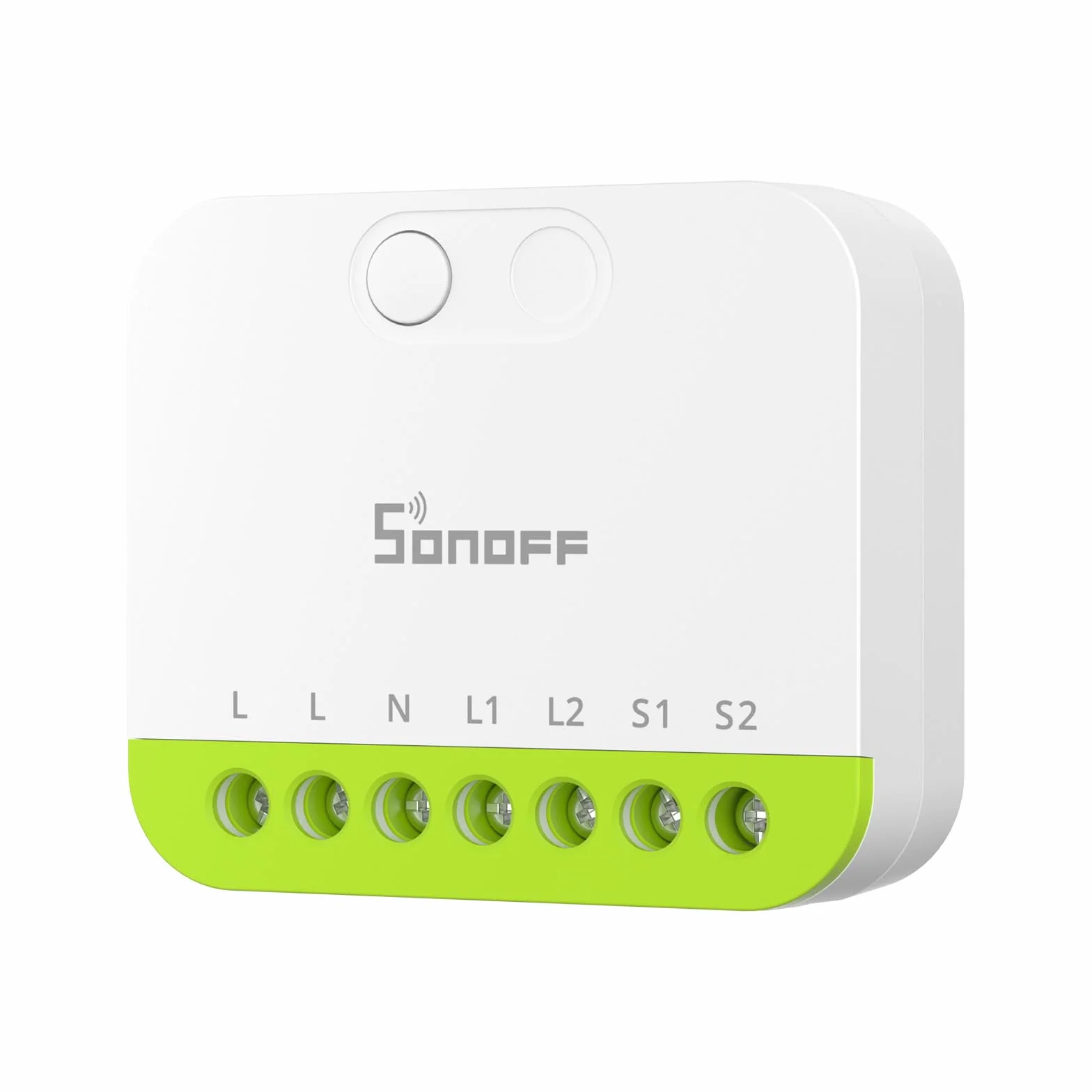SONOFF MINI DUO Przełącznik Inteligentny Zigbee 2-Kanałowy, Współpracujący z Zigbee 3.0, Całkowite Obciążenie 16A, Kompaktowy na Pudełka Standardowe, Sterowanie Zdalne i Automatyczne przez Hub