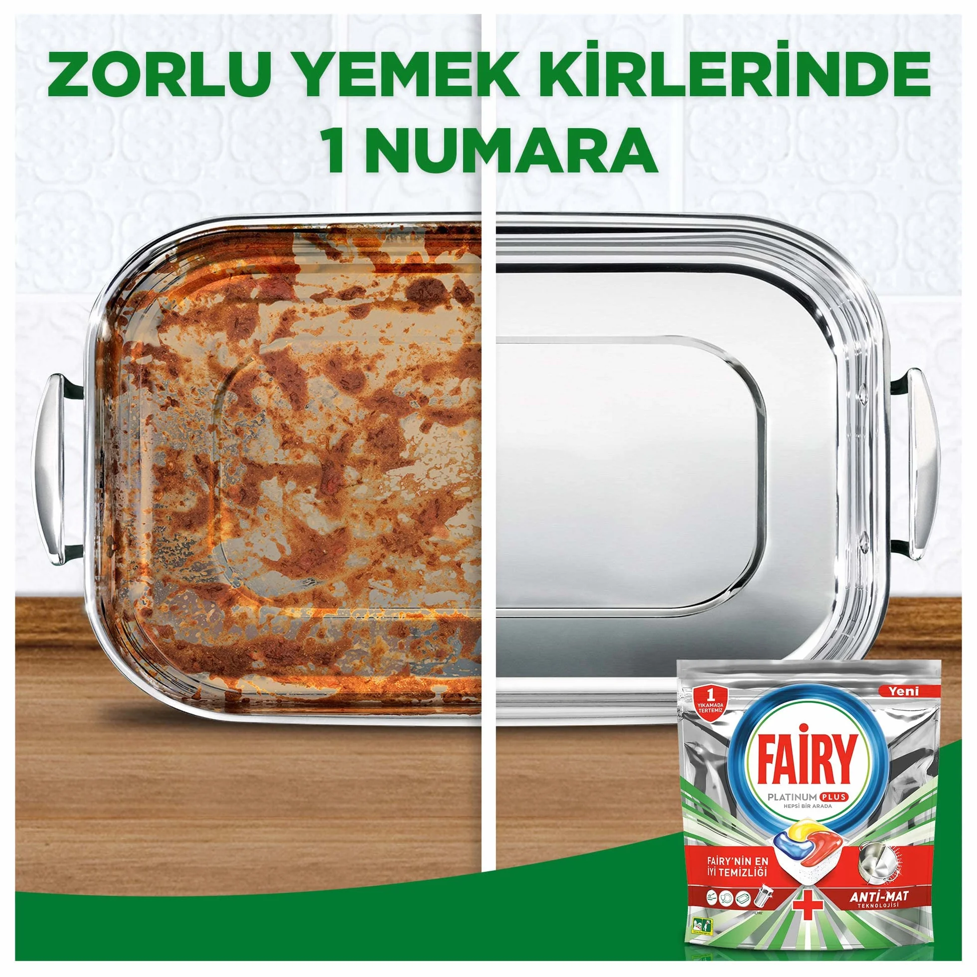 Fairy Platinum Plus All In One kapsułki do zmywarki cytryna 106 sztuk