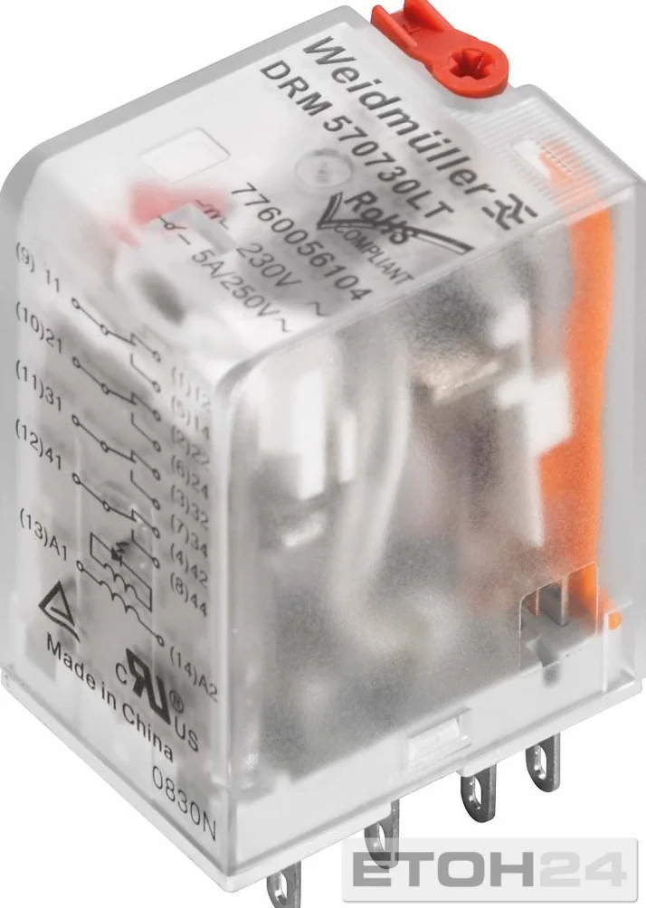 Weidmuller 7760056104 – RELE DRM570730LT/4CO/230 V AC
