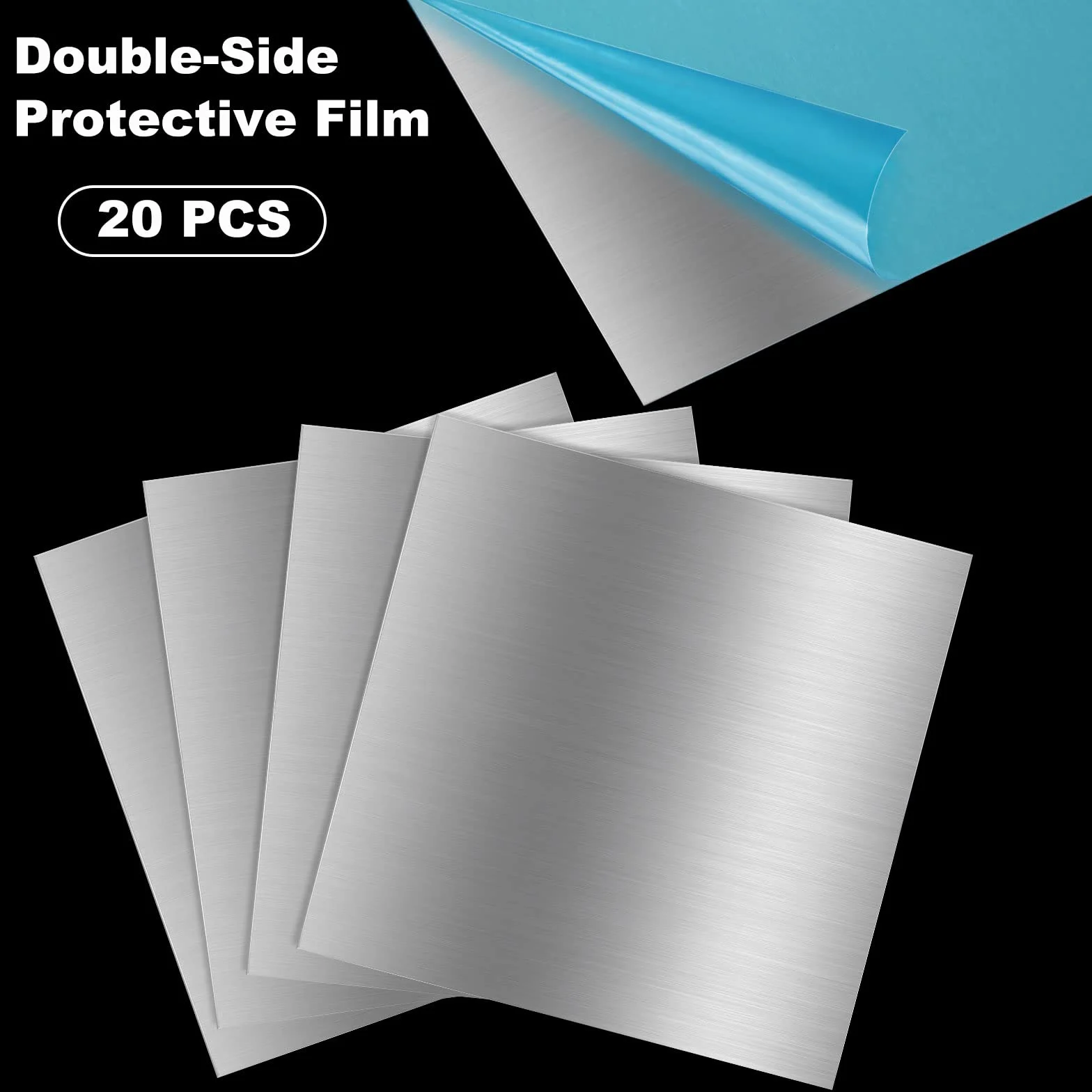 Blachy aluminiowe 0,5 mm 15x15 cm 6061 płyta metalowa z folią ochronną