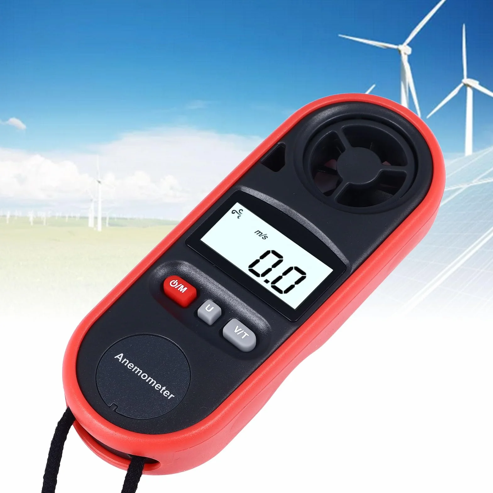 Cyfrowy Anemometr WT816A Ręczny Tester Przepływu Powietrza dla Dronów HVAC