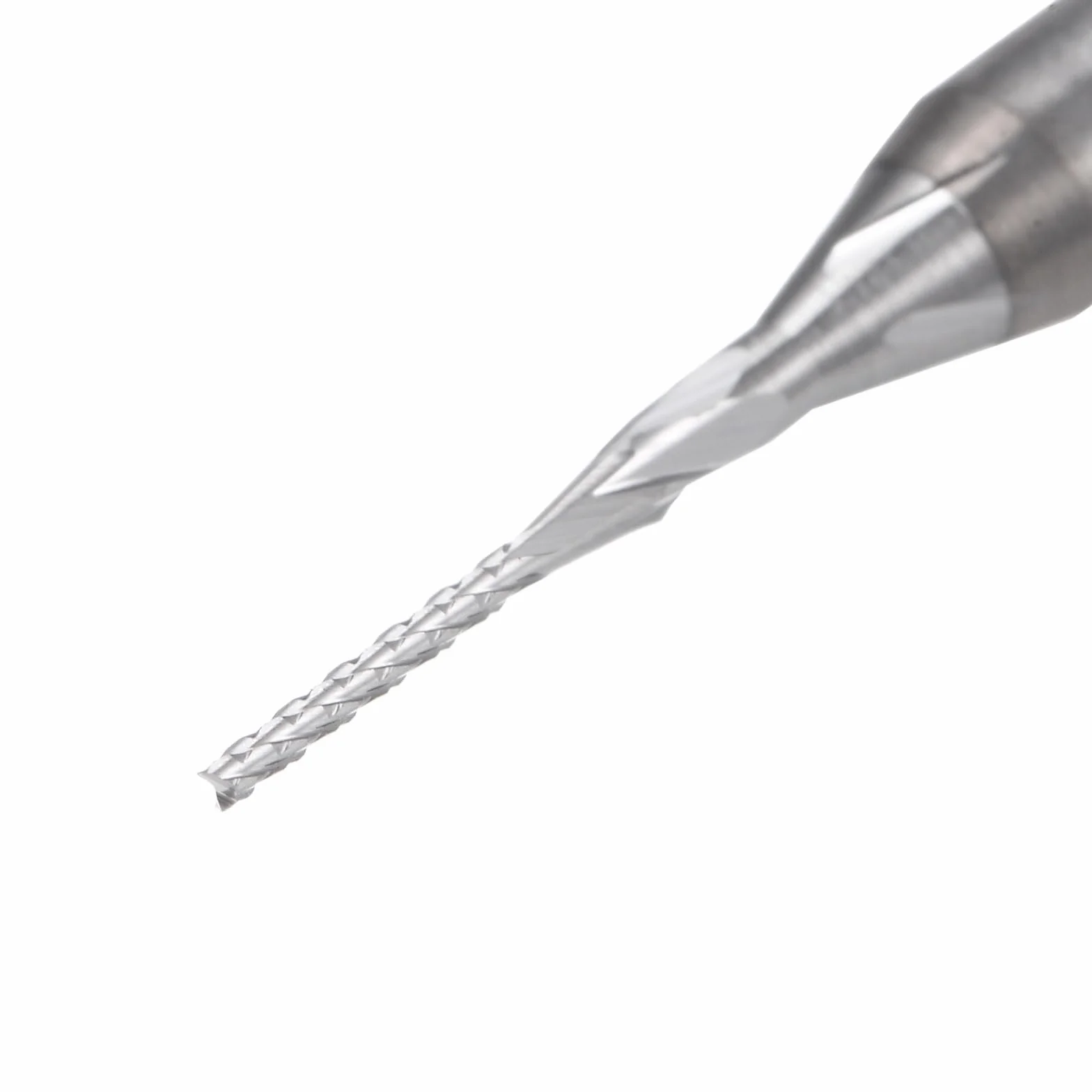 QUARKZMAN 20 sztuk bitów frez 0,6 mm wiertła CNC z litego twardego metalu frez do rzeźbienia w drewnie frez płytka drukowana PCB, 1/8" prosty trzonek