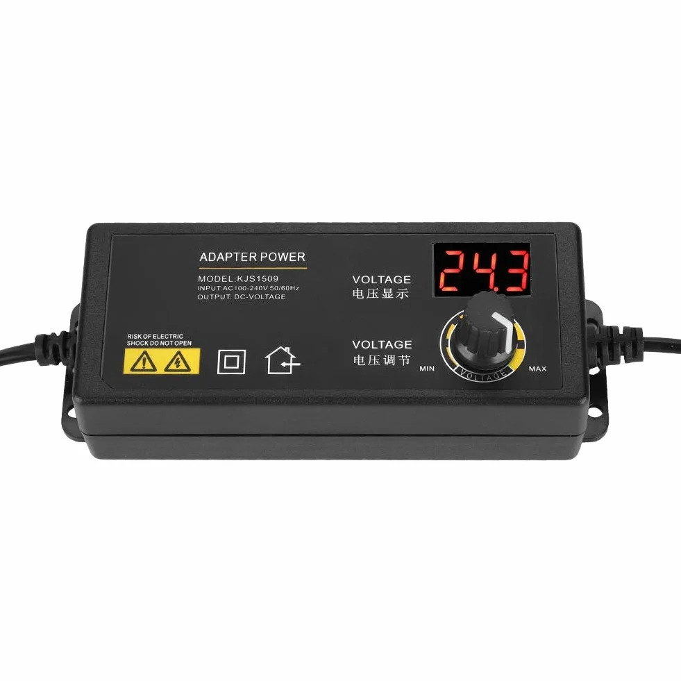 72W 3A 9 24V Regulowany Zasilacz Zasilacz Impulsowy z Wyświetlaczem Napięcia LED Regulowane Napięcie Wyjściowe Regulowany Zasilacz z wielopoziomową ochroną