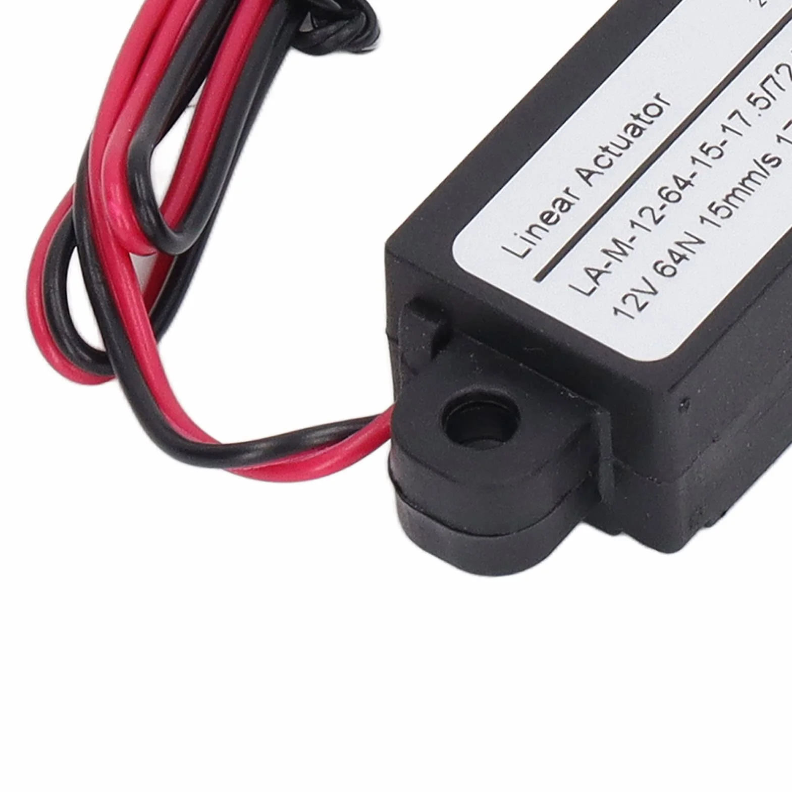 Elektryczny Mikro Siłownik Liniowy Miniaturowy 12V 17,5 mm Aluminiowy ABS do Maszyn Rolniczych
