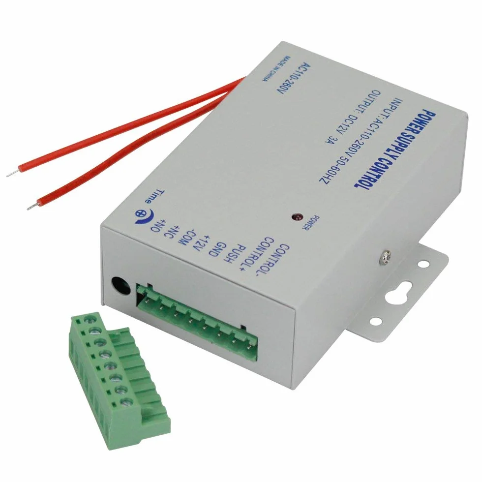 YavIS AC 110-240V do DC12v 3A 36w Power Supply Control dla systemu kontroli dostępu do drzwi zasilania