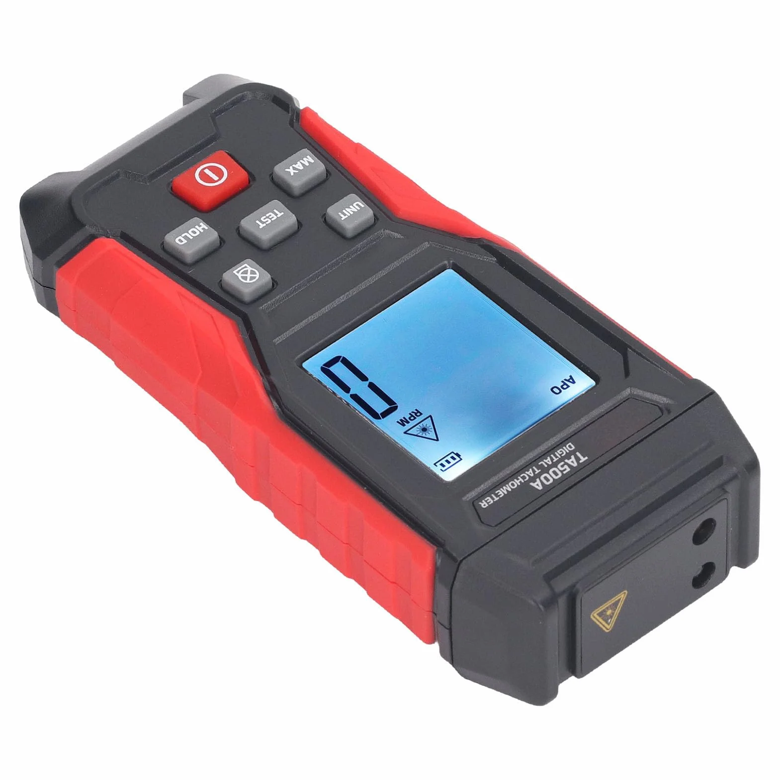 Obrotomierz RPM, Obrotomierz Cyfrowy, Bezkontaktowy Przenośny Miernik RPM, Zawór z blokadą, Pomiar 3-100000RPM, Czujnik Półprzewodnikowy, Łatwe, Tachometry