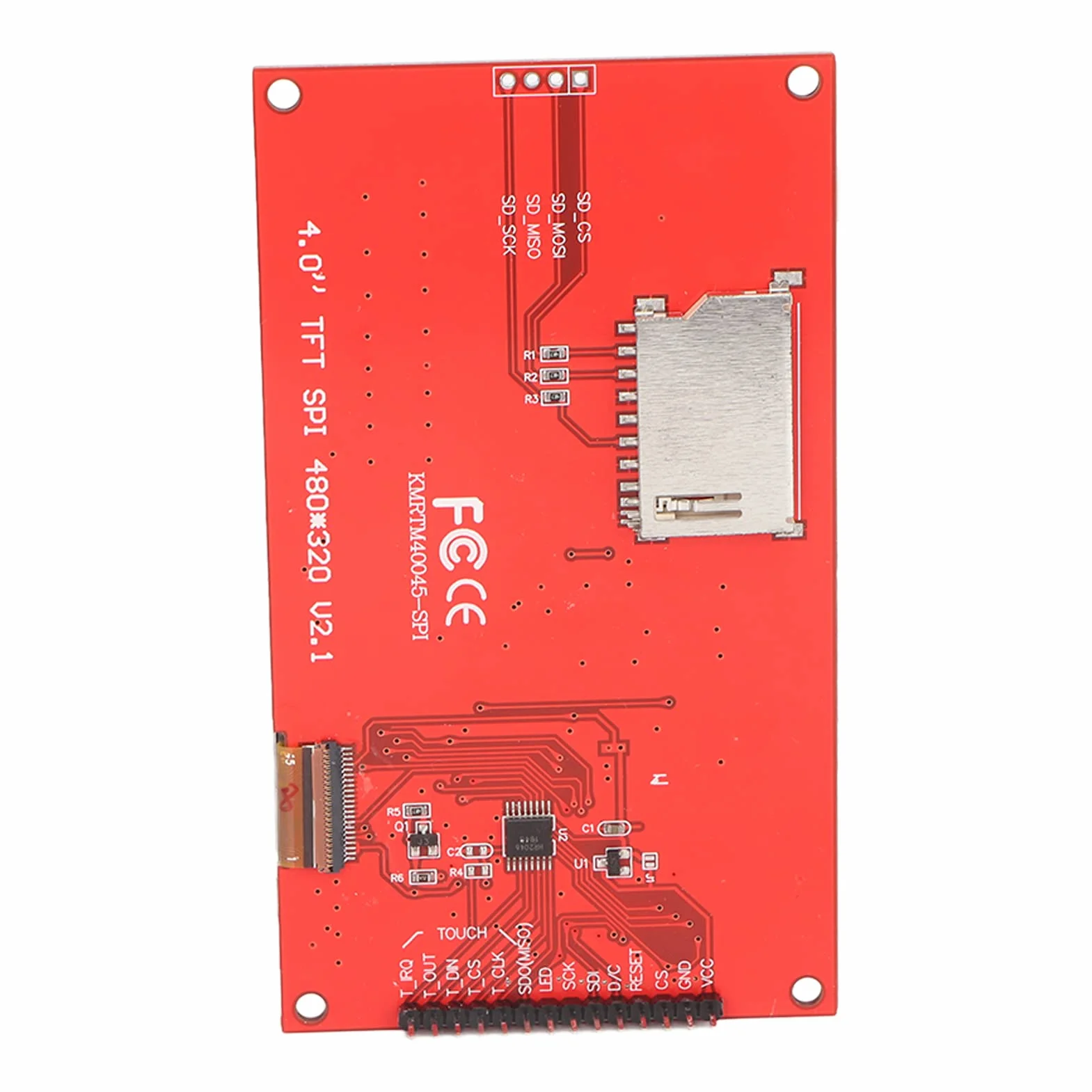 Moduł Wyświetlacza TFT ILI9488 4-calowy Dotykowy LCD SPI do Projektów Mikrokontrolera