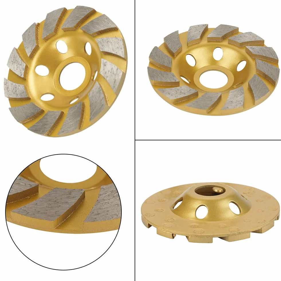 # 100 ścierne koło szklane, 6 otworów 100 mm * 4,5 mm tarcza diamentowa segmentowa używana do szlifowania betonu, marmuru