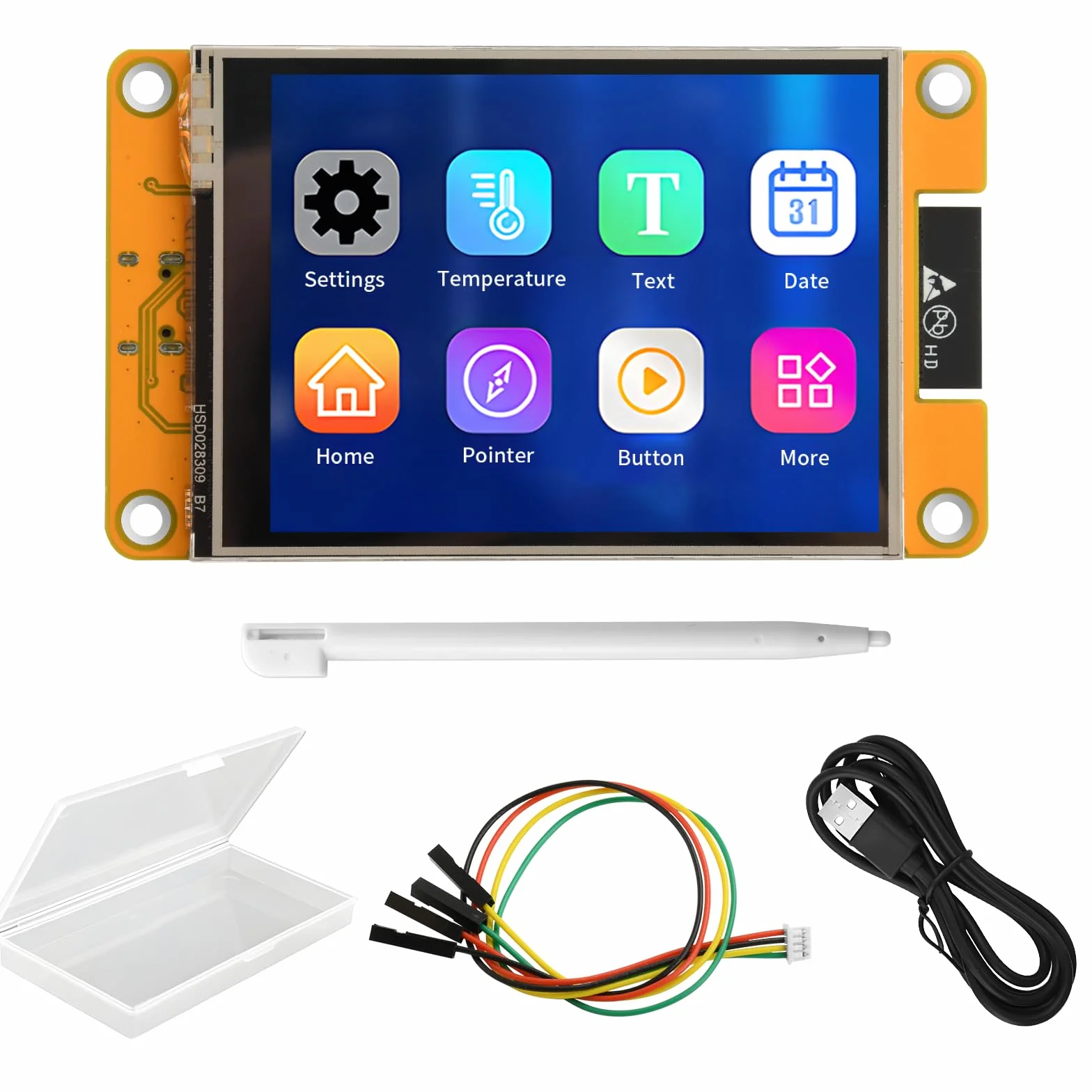 diymore Do wyświetlacza ESP32, do ESP32 z WiFi Bluetooth, wyświetlacz LCD 2,8", 240 x 320, inteligentny moduł TFT ekran dotykowy, wysoka prędkość, łączność IoT, kompatybilna z LVGL/GUI