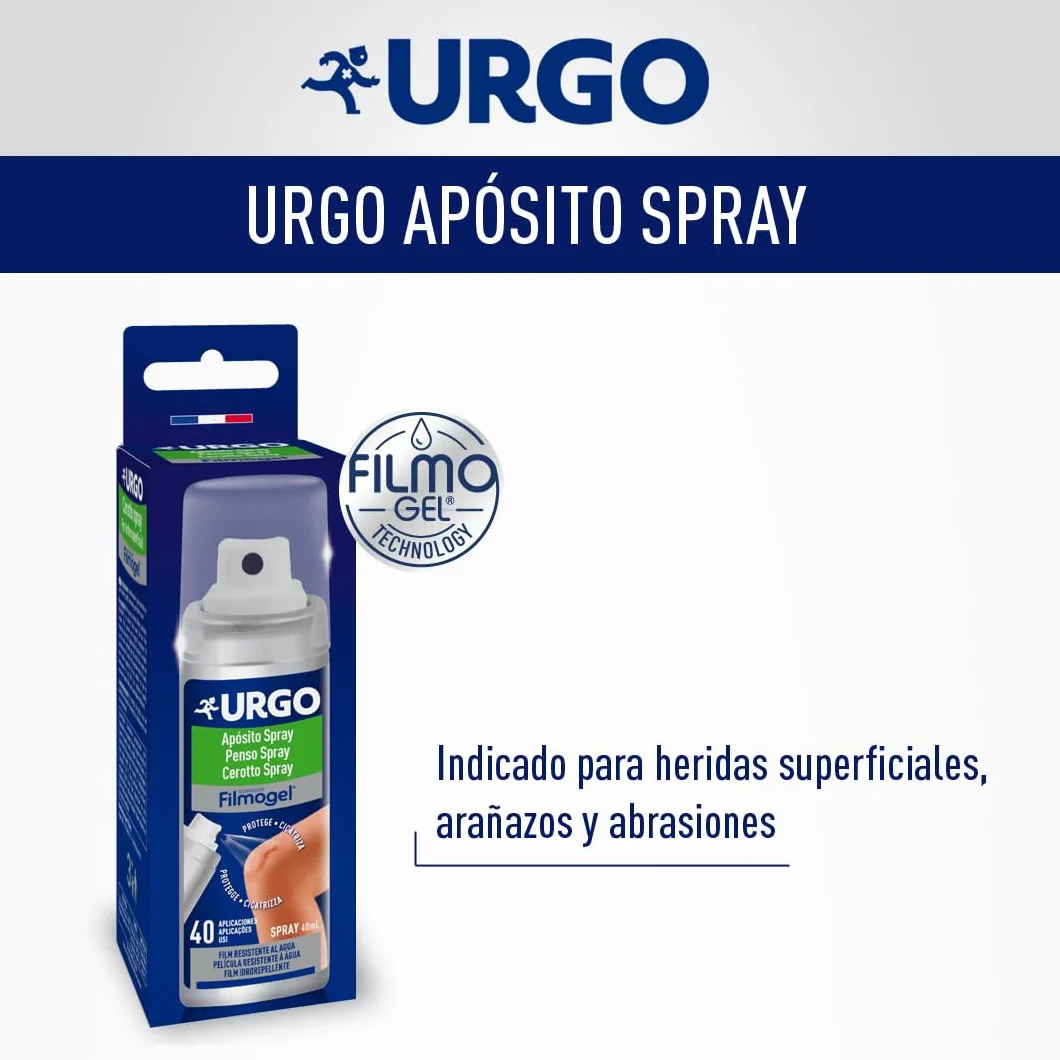Urgo Filmogel Opatrunek w sprayu 40 ml wodoodporny gojący rany
