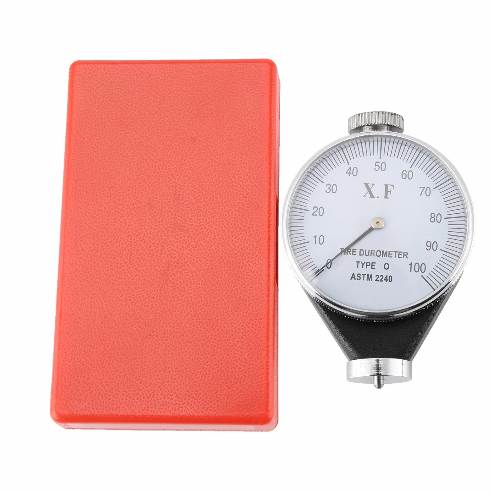 Tester twardości twardościomierza opon gumowych Akozon w skali 0-100 (model O)
