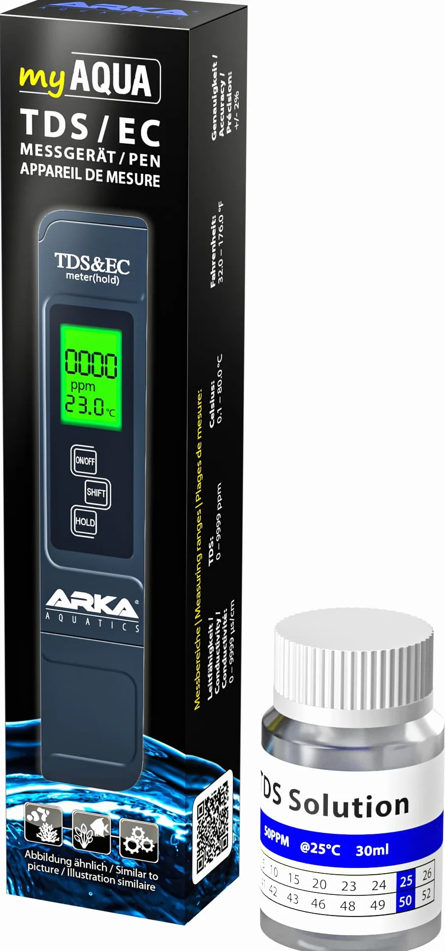 ARKA Aquatics - TDS/EC - Miernik