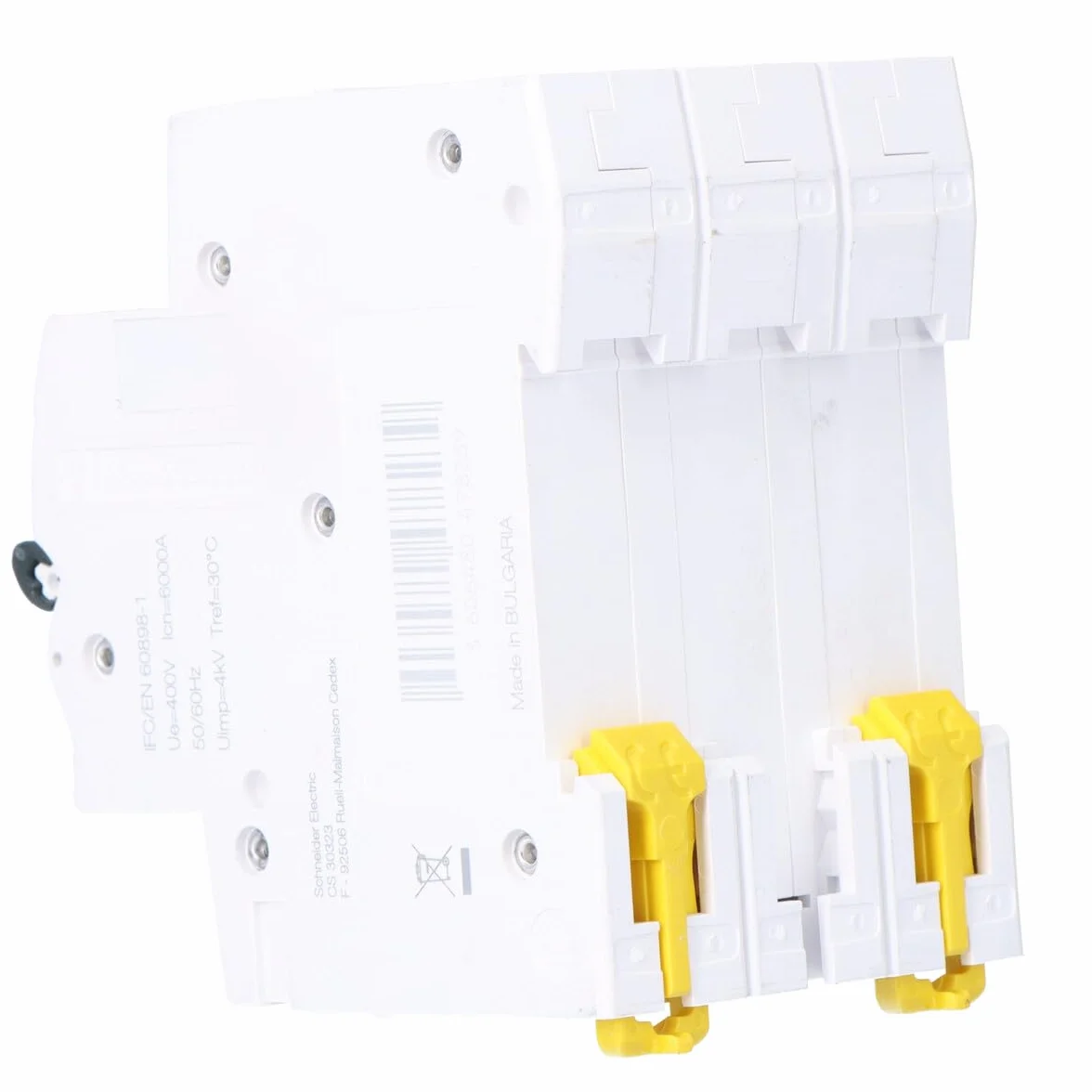 Schneider A9K01320 wyłącznik nadprądowy K60N 3P, 20A, B charakterystyka, 6 kA