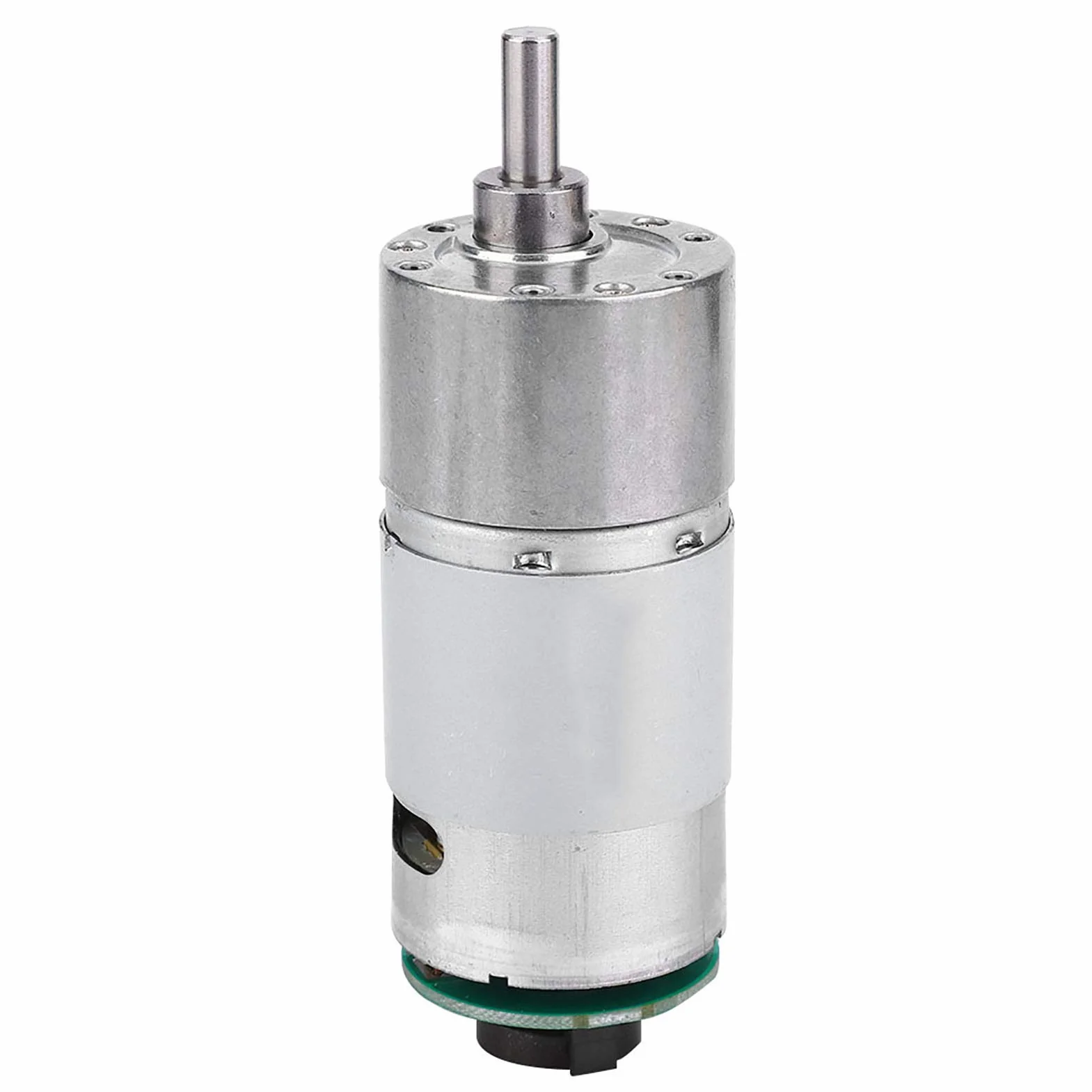 Motoreduktor DC 12/24V 37 mm Silnik z Redukcją Prędkości 10-1500 RPM z Enkoderem Mimośrodowy Wał Wyjściowy Silnik Przekładniowy