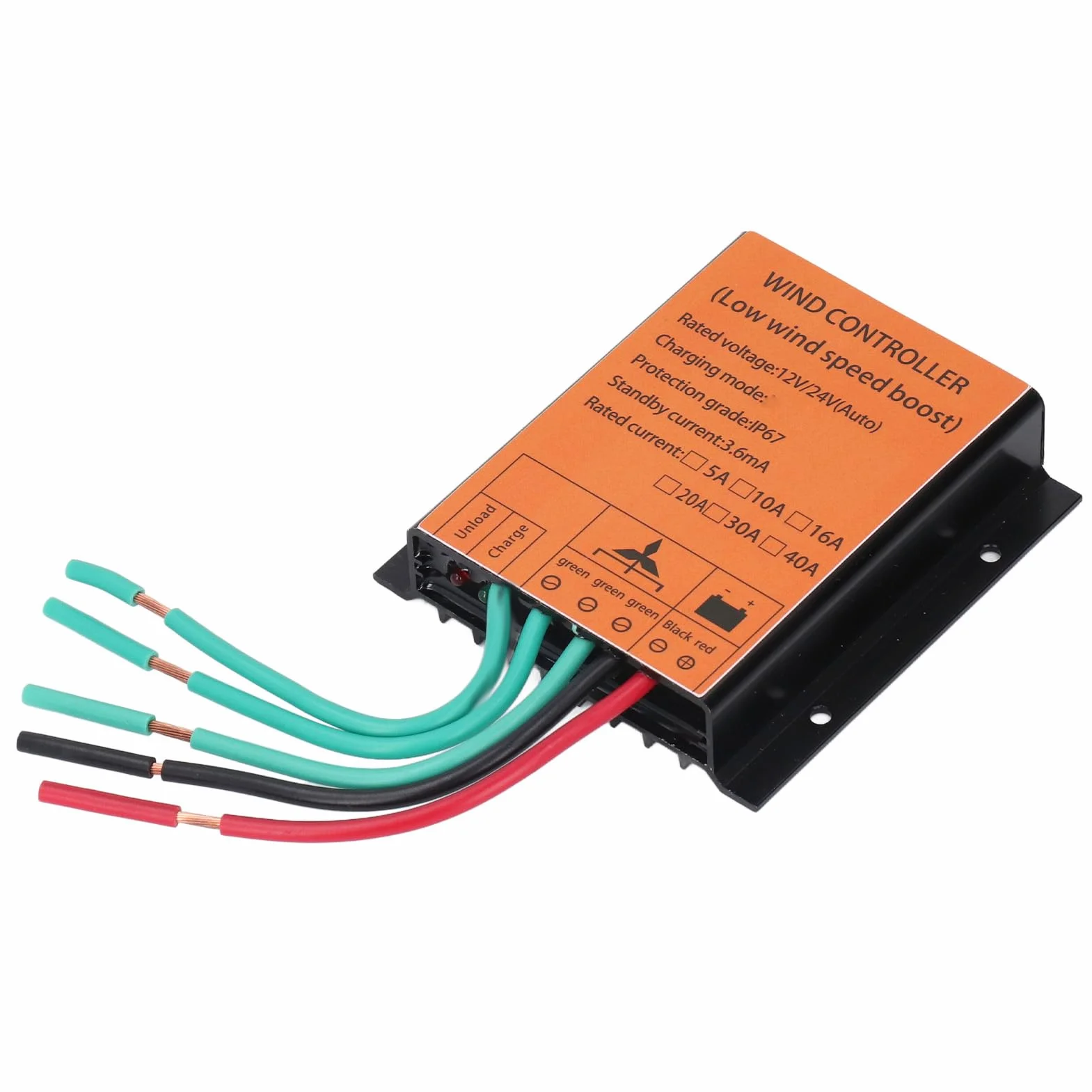 Kontroler ładowania MPPT 12V 24V 40A 300W-1000W Regulator Generatora Wiatrowego