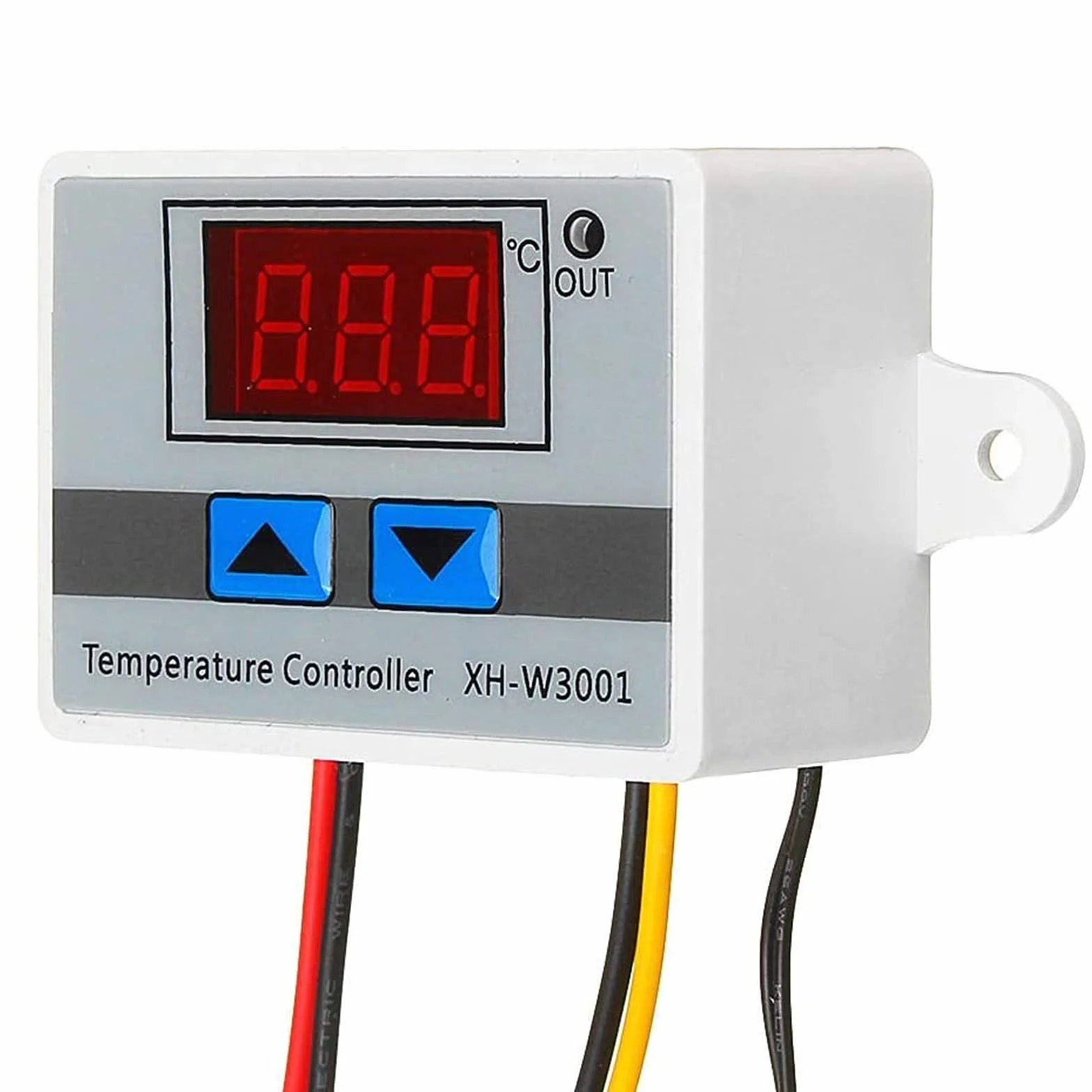 RUIZHI XH-W3001 cyfrowy regulator temperatury z wyświetlaczem LCD, DC 12V 120W termostat z wodoodpornym czujnikiem, mikrokomputerowy termostat