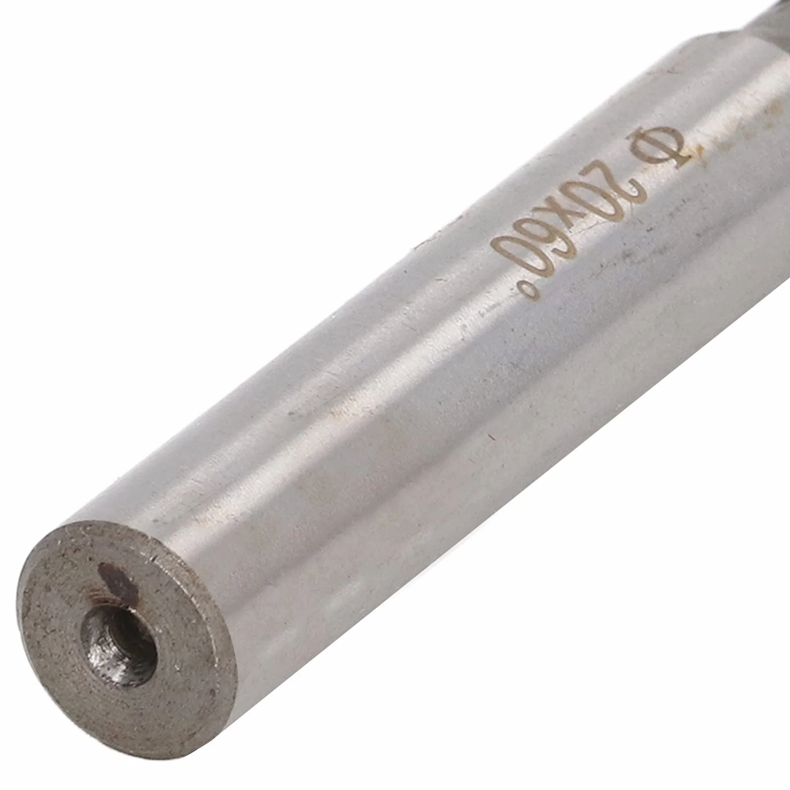 Frez jaskółczy ogon z twardego metalu 60° 6 rowków średnica 20 mm trzpień prosty