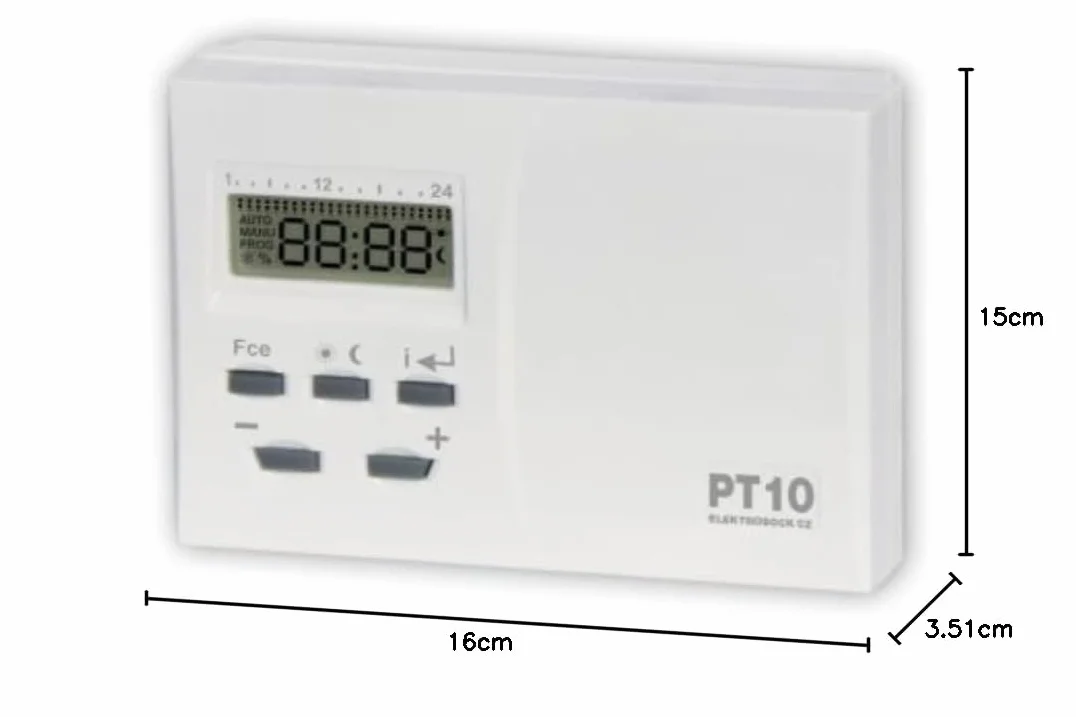 Elektrobock Cyfrowy termostat pokojowy PT10 kompaktowy