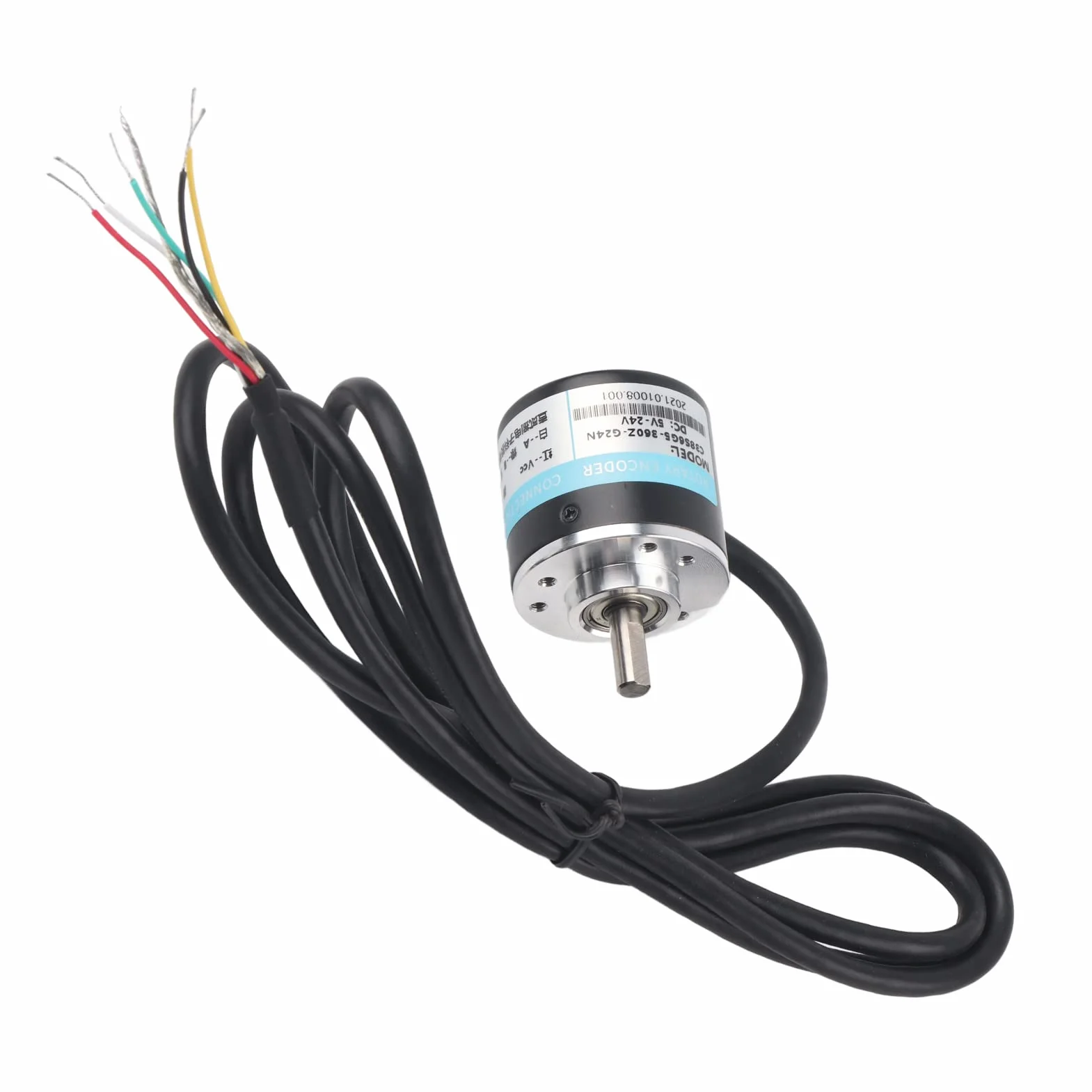ABZ trójfazowy enkoder fotoelektryczny DC 5-24 V 3000-6000 obr./min 360 Hz