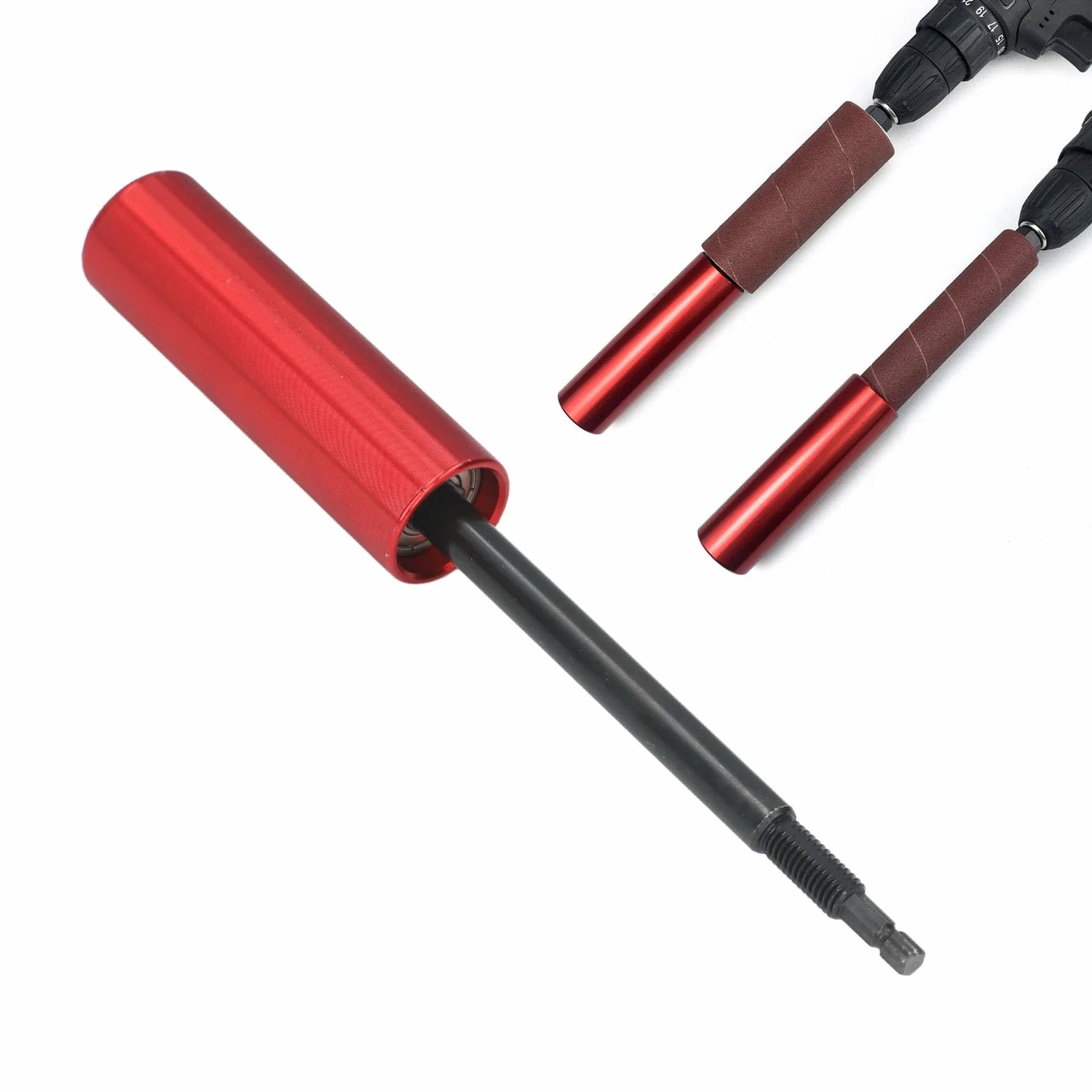 Adapter do Szlifierki Wrzecionowej, Zestaw Trzpieni Szlifierskich Aluminiowych do Drewna i Metalu