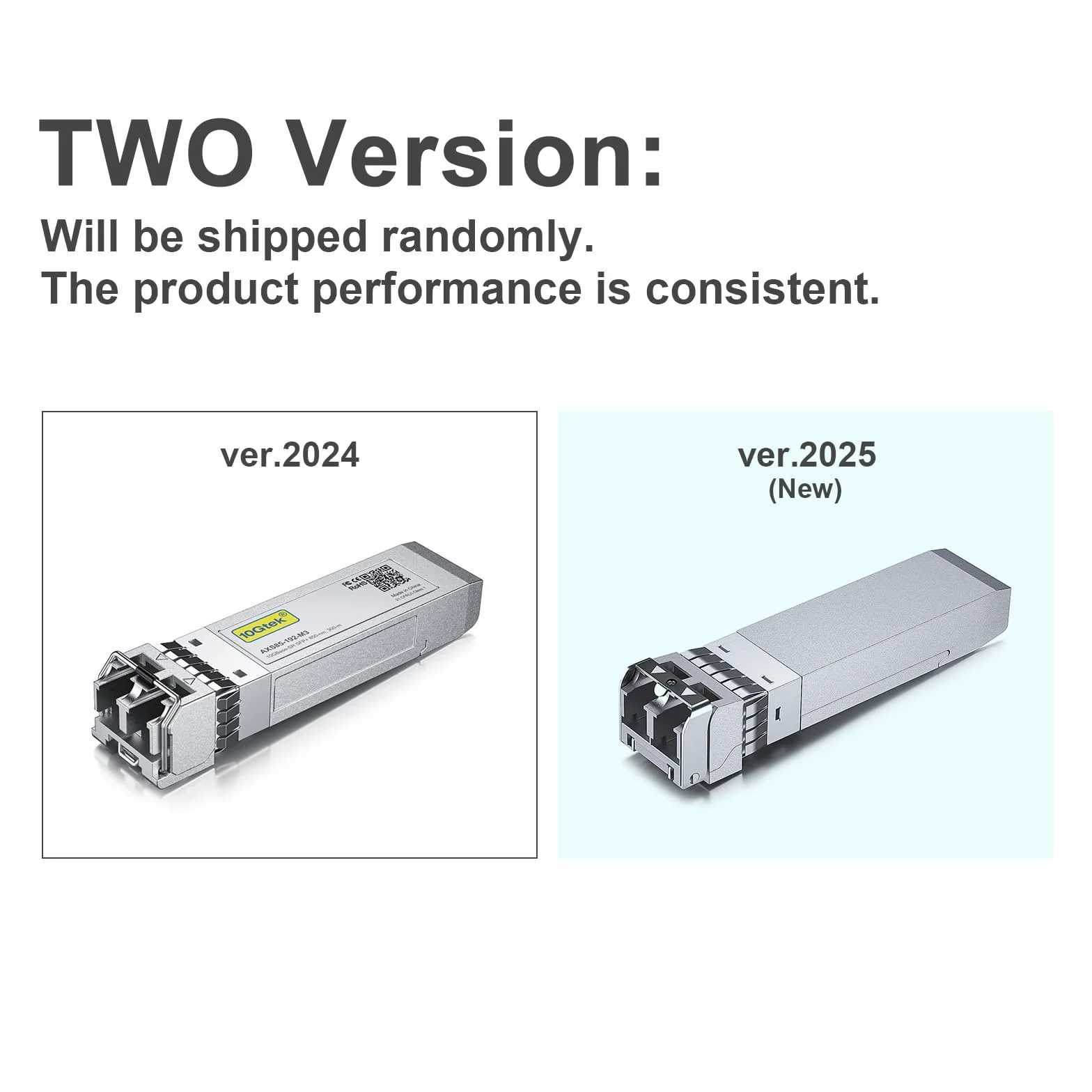 Netgear AXM761 SFP+ SR 10GBase-SR Multimode Transceiver, 850nm 300m Dual LC