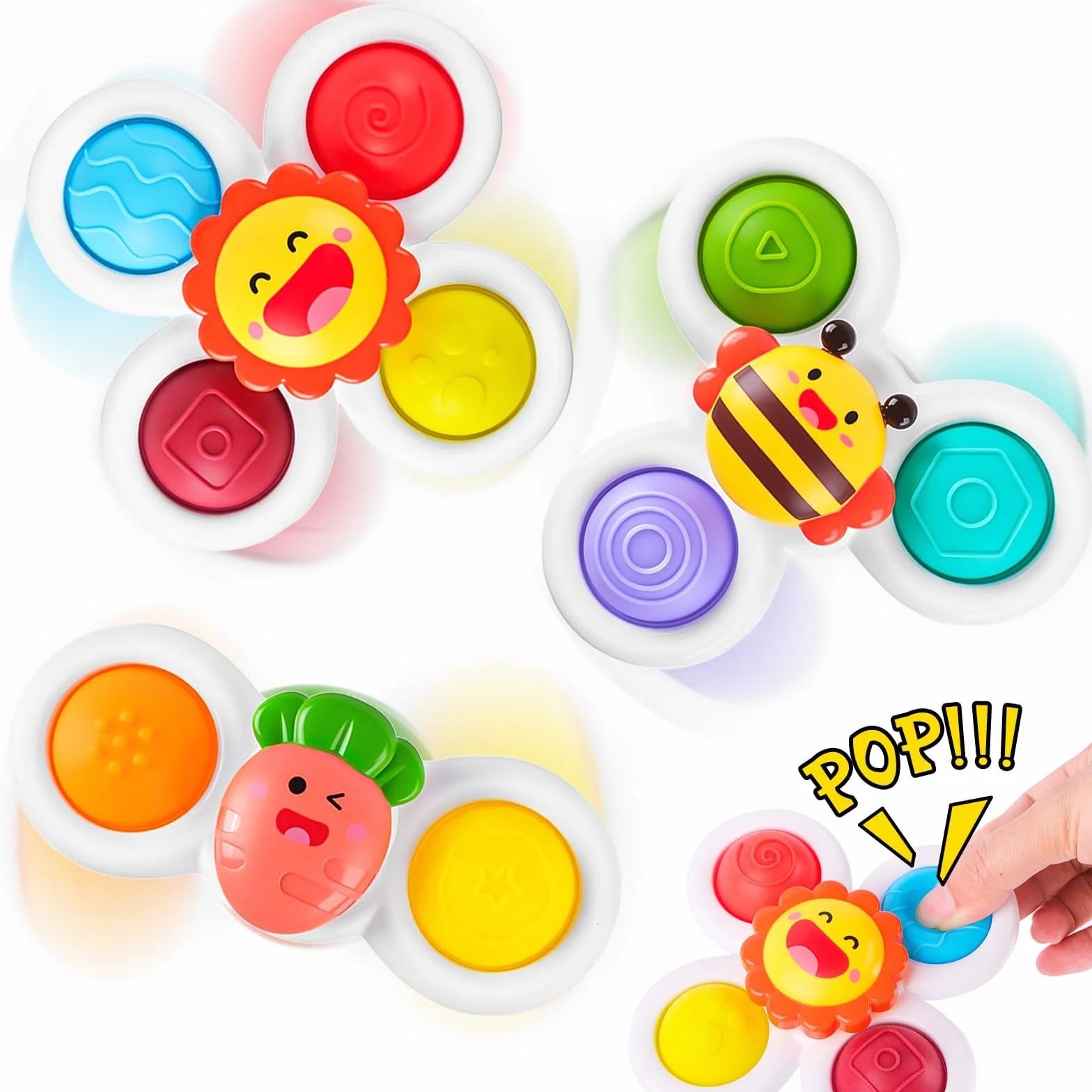 Spinner przyssawka dla niemowląt
