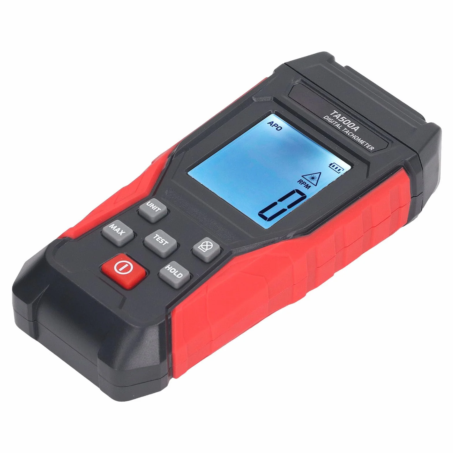 Obrotomierz RPM, Obrotomierz Cyfrowy, Bezkontaktowy Przenośny Miernik RPM, Zawór z blokadą, Pomiar 3-100000RPM, Czujnik Półprzewodnikowy, Łatwe, Tachometry