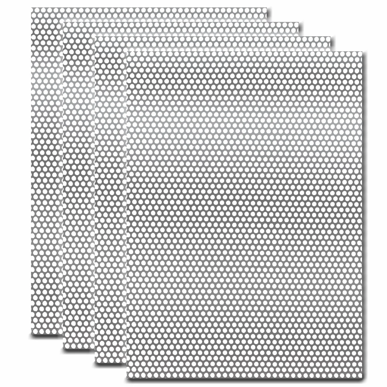 Siatka Druciana ze Stop Aluminium z Magnezem na Myszy i Owady, 4 Sztuki Wysokiej Jakości Siatka Metalowa Idealny do Domu, Kuchni, Okna, Drzwi, Ogrodu, Patio, 300 x 210 mm
