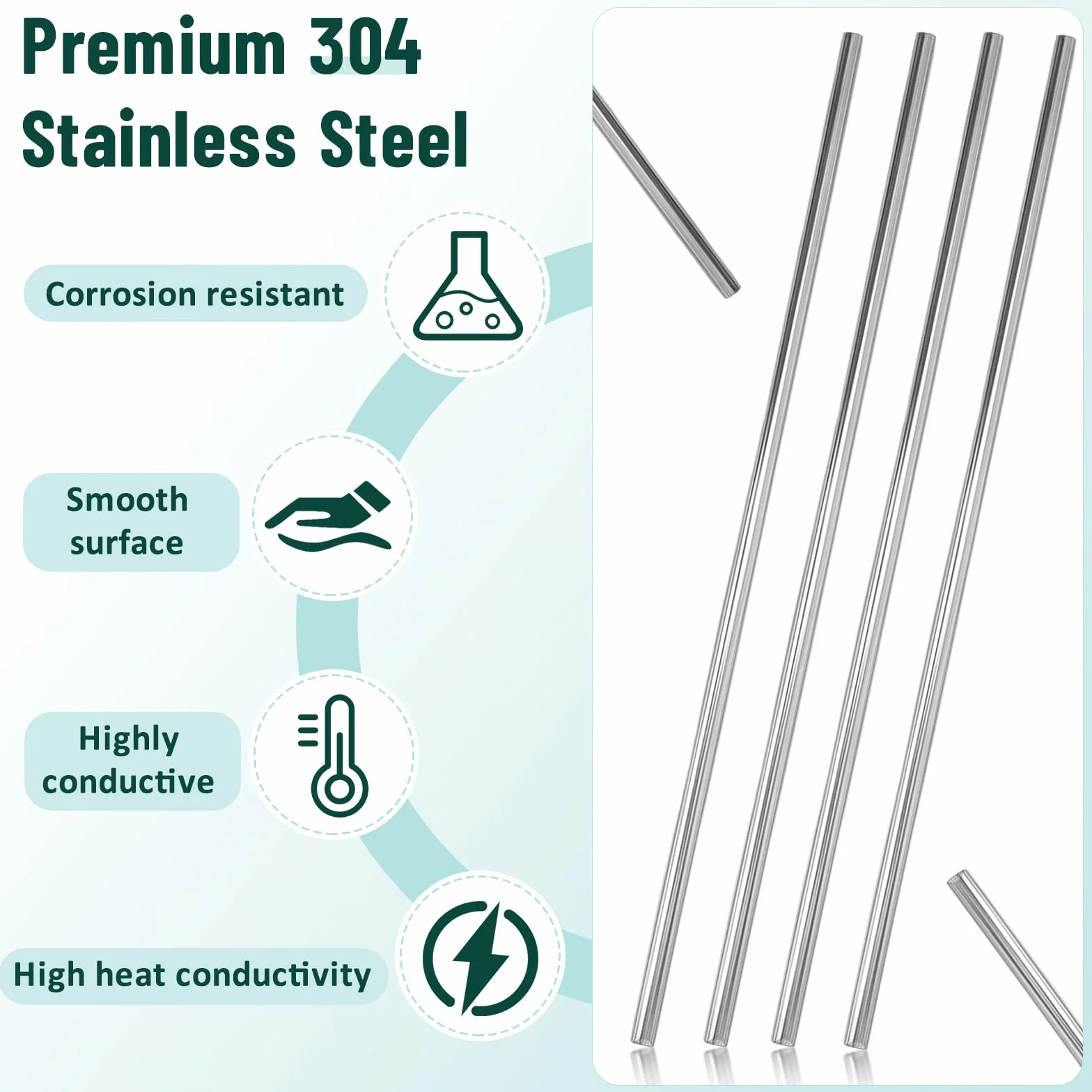 20 sztuk prętów ze stali nierdzewnej, 3 x 300 mm, stal nierdzewna 304, metalowy pręt, pręt stalowy, pręt ze stali nierdzewnej, okrągły do majsterkowania, rzemiosła, modeli, statku, modelu samochodu