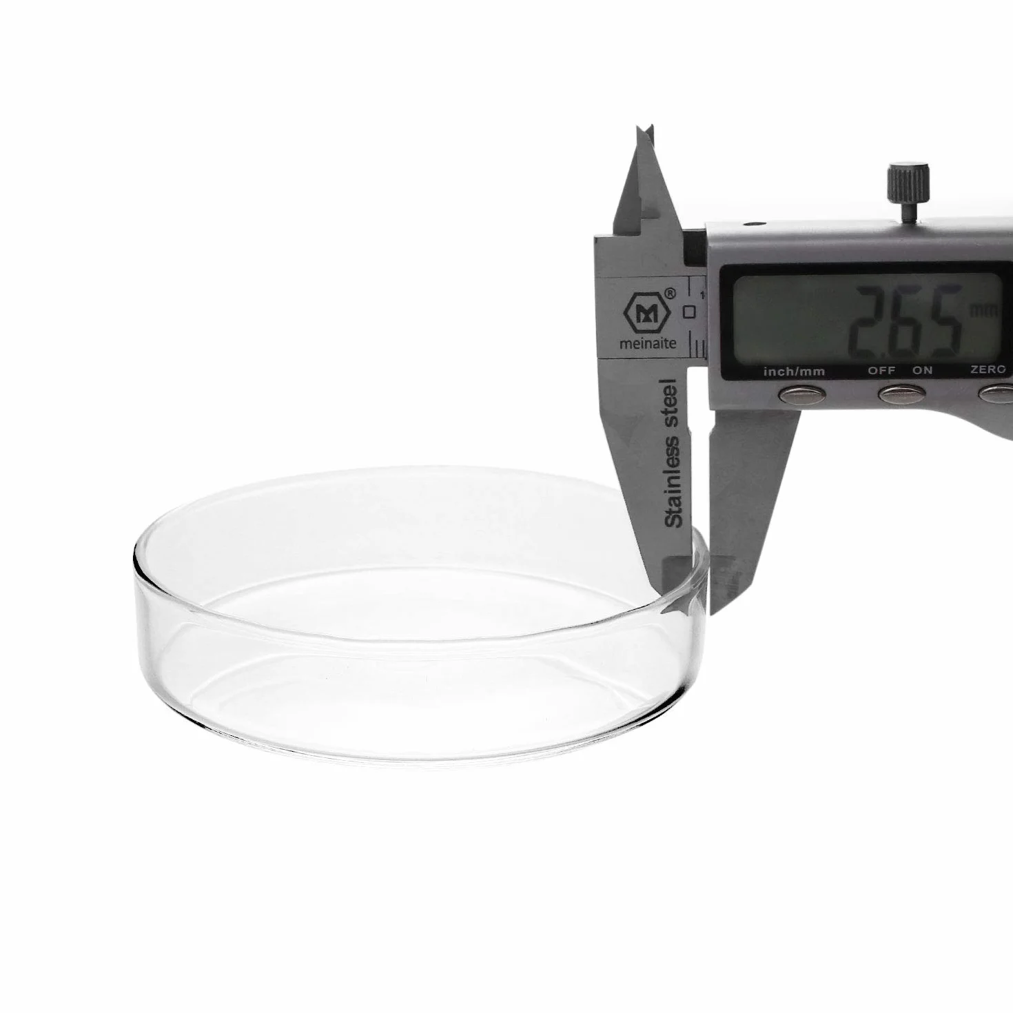 QWORK® Szklane szalki Petriego z pokrywką, wysokie szkło borokrzemianowe Sterylizowane szalki Petriego do hodowli laboratoryjnej, 90mm x 20mm, 5 sztuk