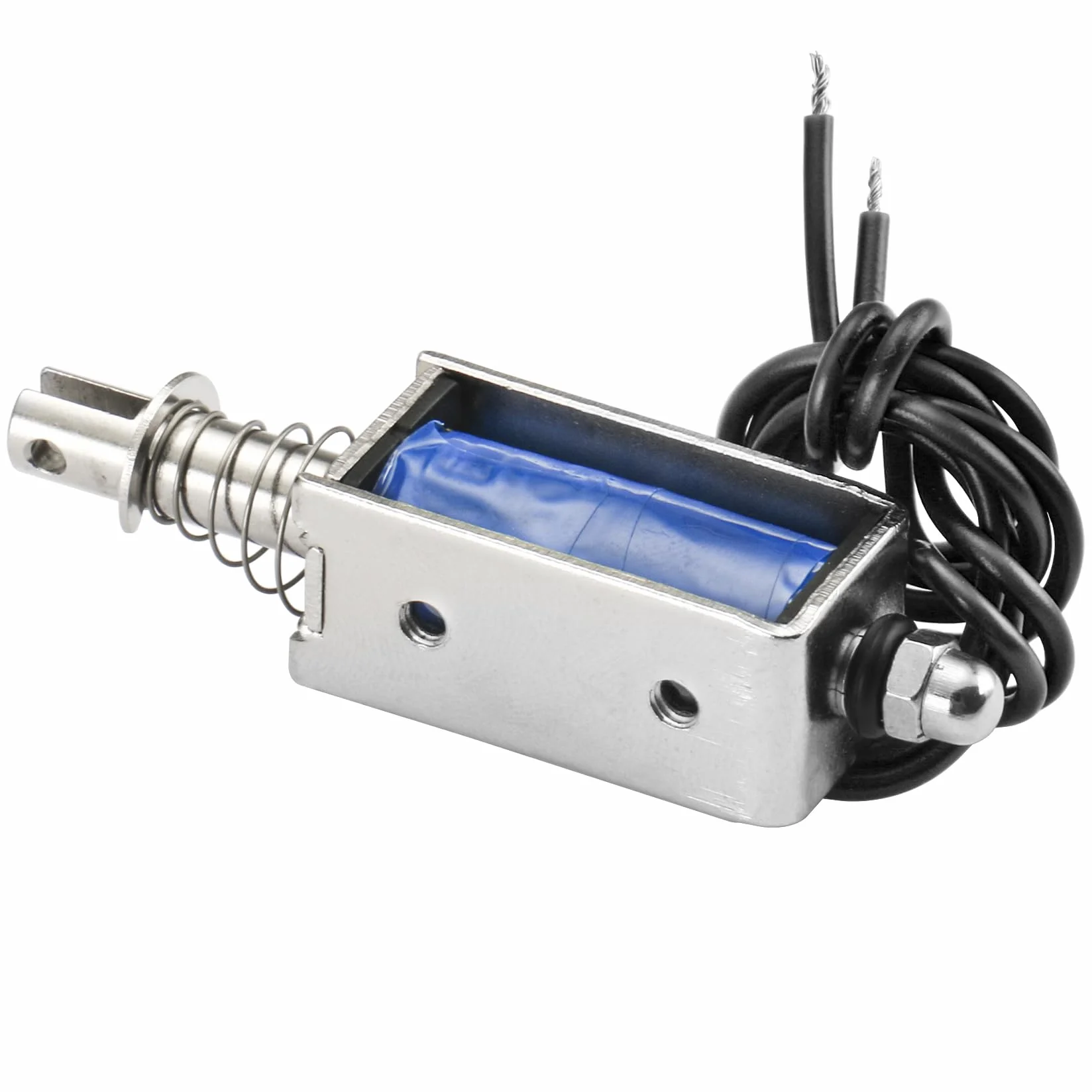 Heschen Magnes elektromagnetyczny, HS-0530B, DC24V, 5N, skok 10 mm, typ Push Pull, otwarta rama