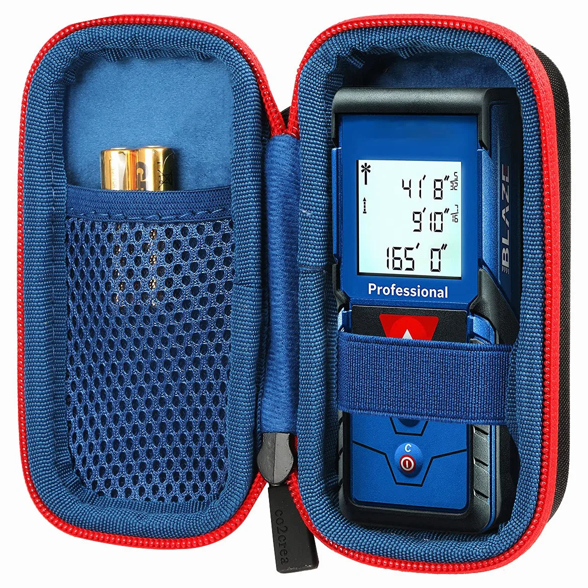 co2CREA Twarde etui podróżne do Bosch Professional Laser Measure GLM 40 GLM 50C GLM165-10 GLM165-40