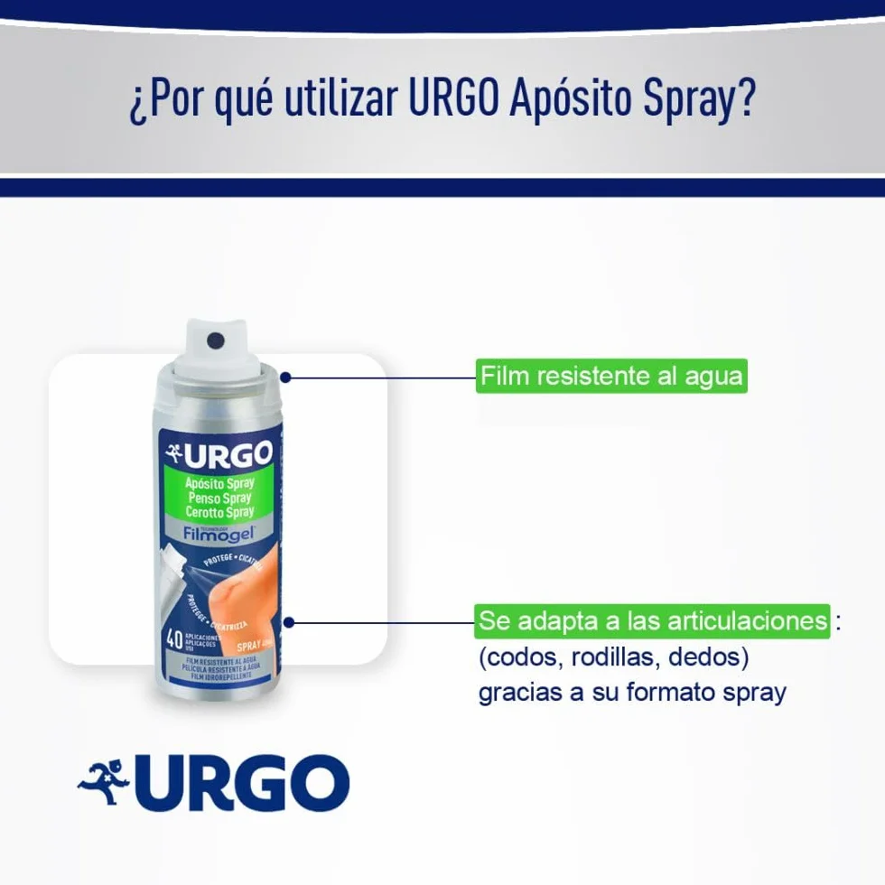 Urgo Filmogel Opatrunek w sprayu 40 ml wodoodporny gojący rany